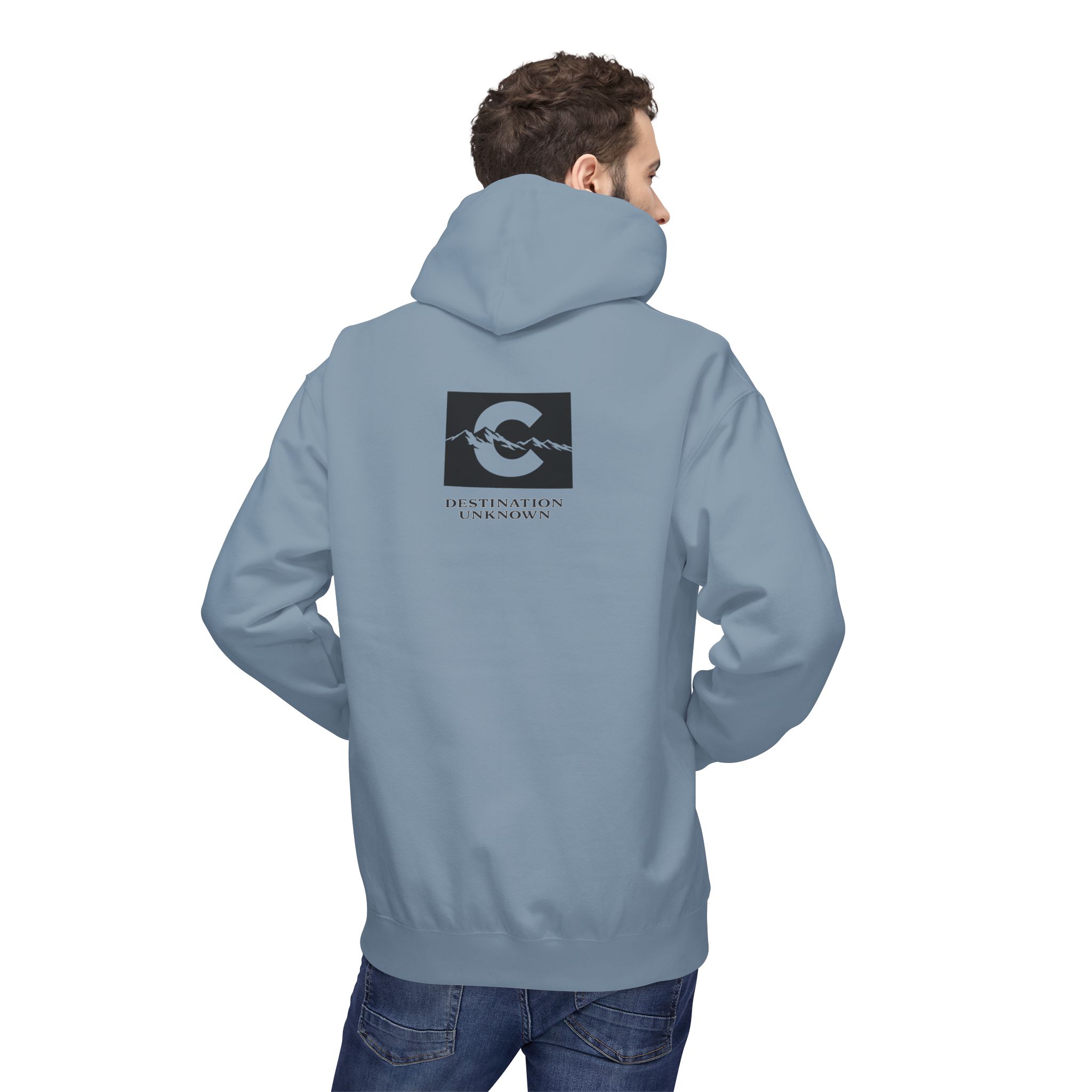 Colorado Flag Distressed Hoodie - Colorado Collection - Destination Unknown - Image 37