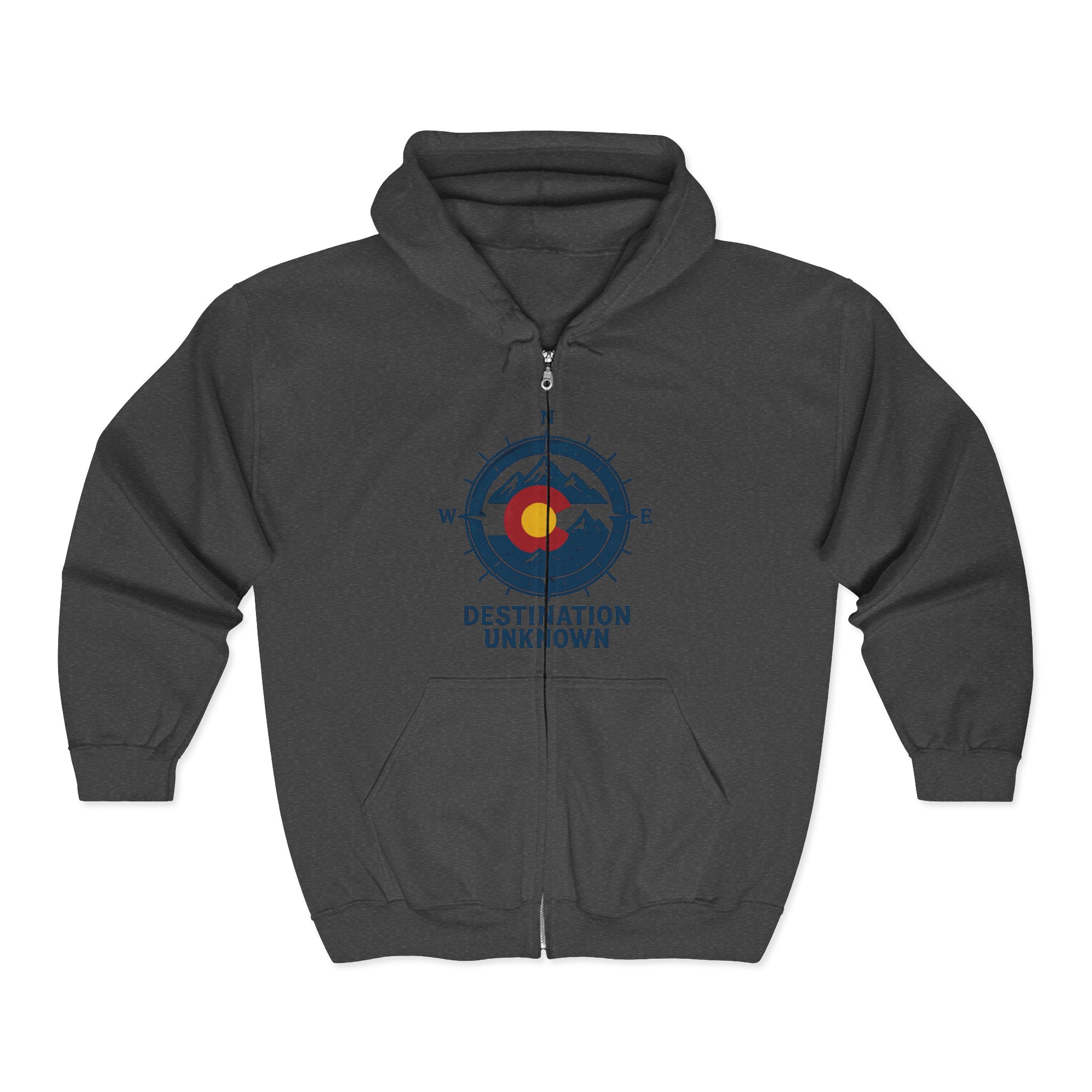 Destination Unknown Colorado Full Zip Hoodie - Colorado Collection - Destination Unknown - Image 10