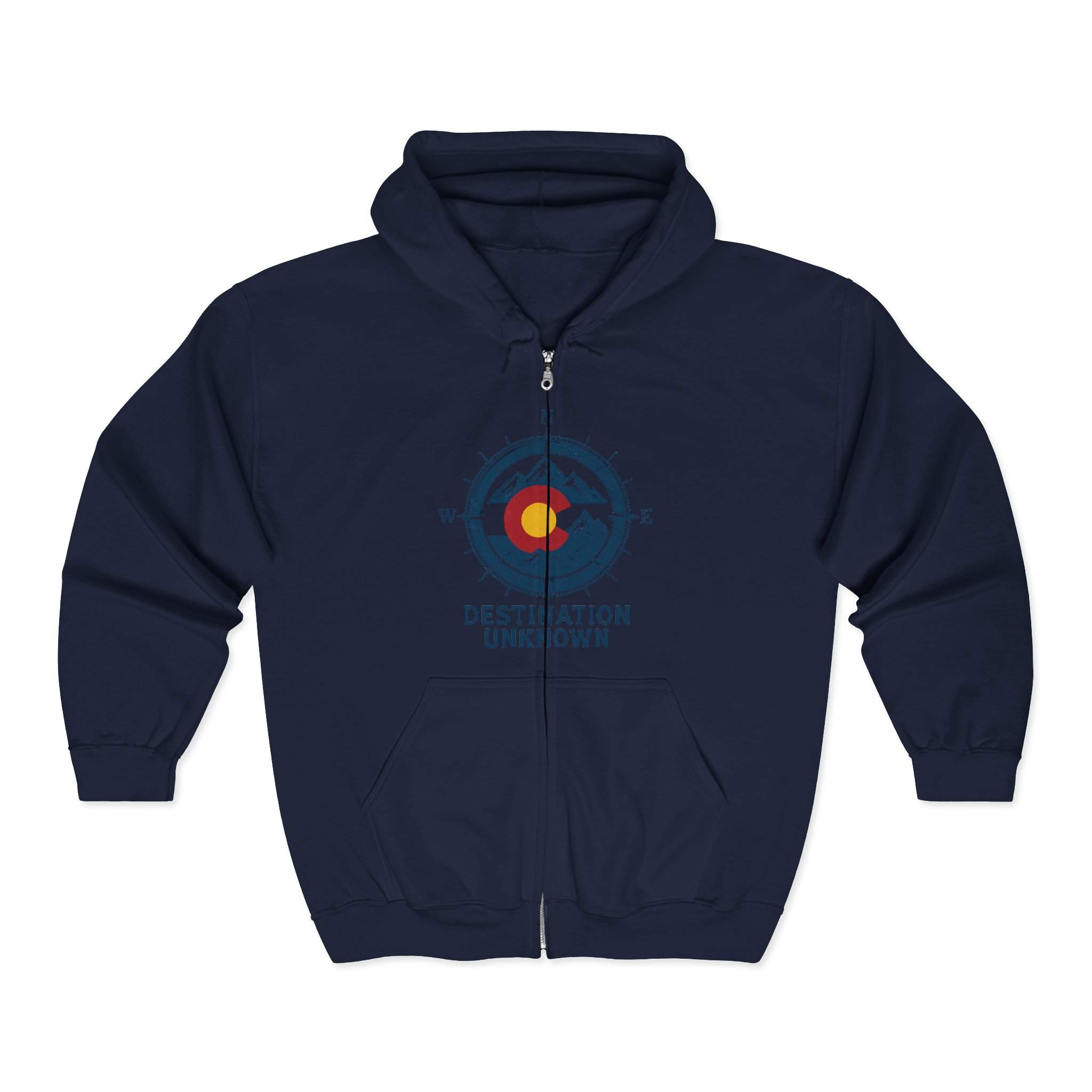 Destination Unknown Colorado Full Zip Hoodie - Colorado Collection - Destination Unknown - Image 14