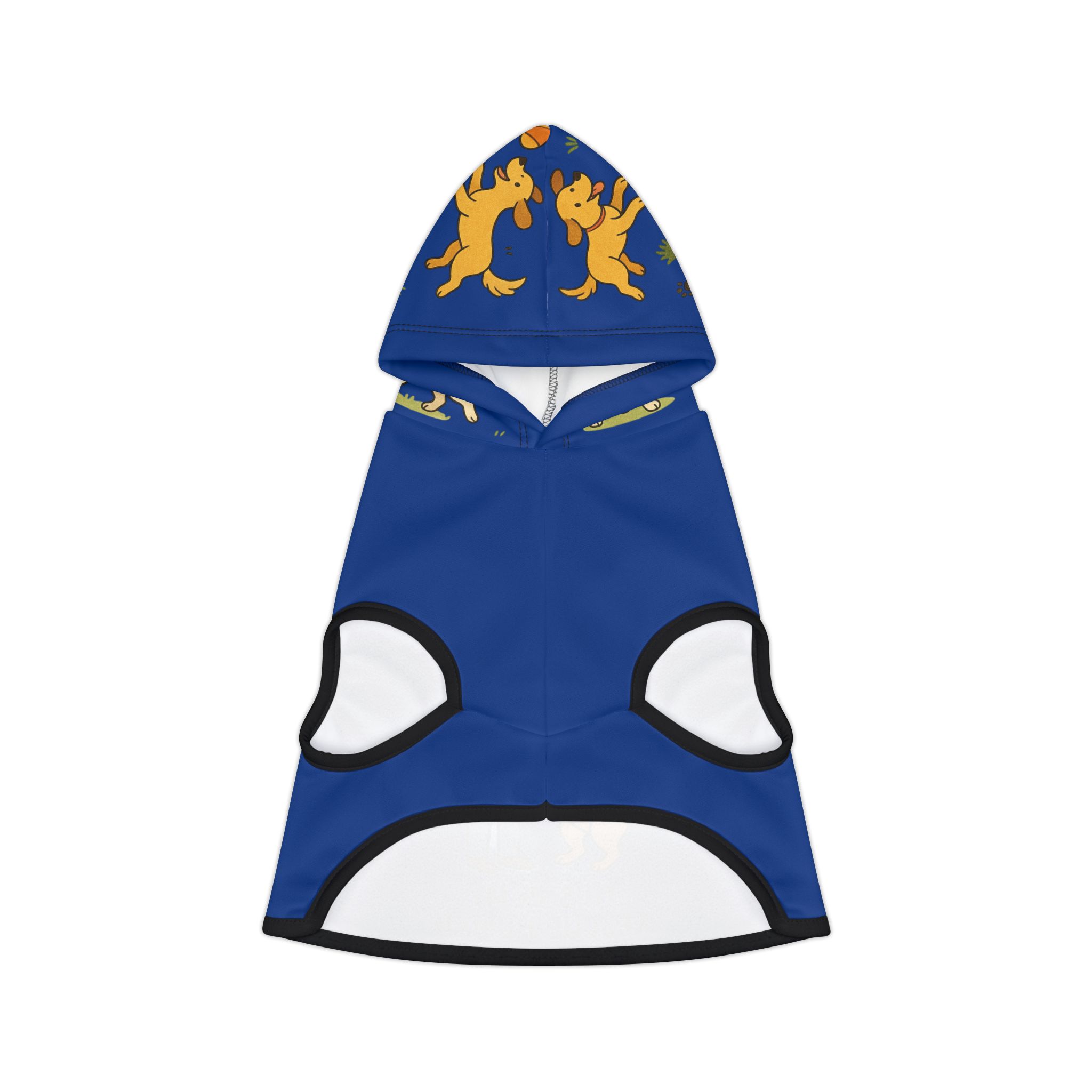 I Was Rescued. This Is My Rescue Human – Dark Blue Pet Hoodie - Image 8