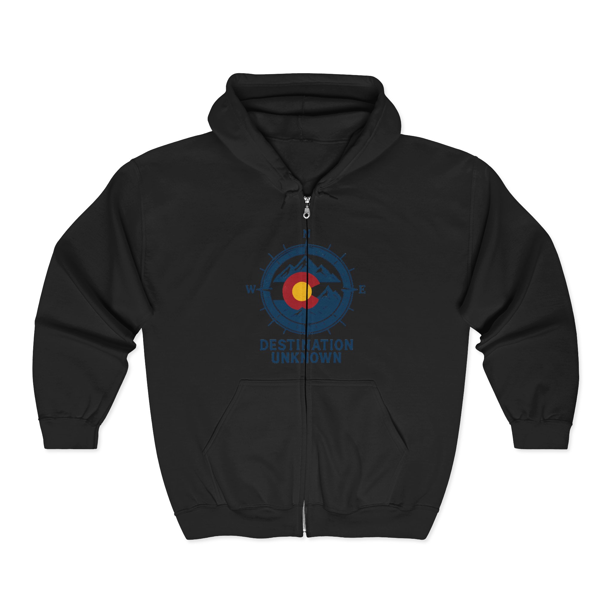 Destination Unknown Colorado Full Zip Hoodie - Colorado Collection - Destination Unknown - Image 6