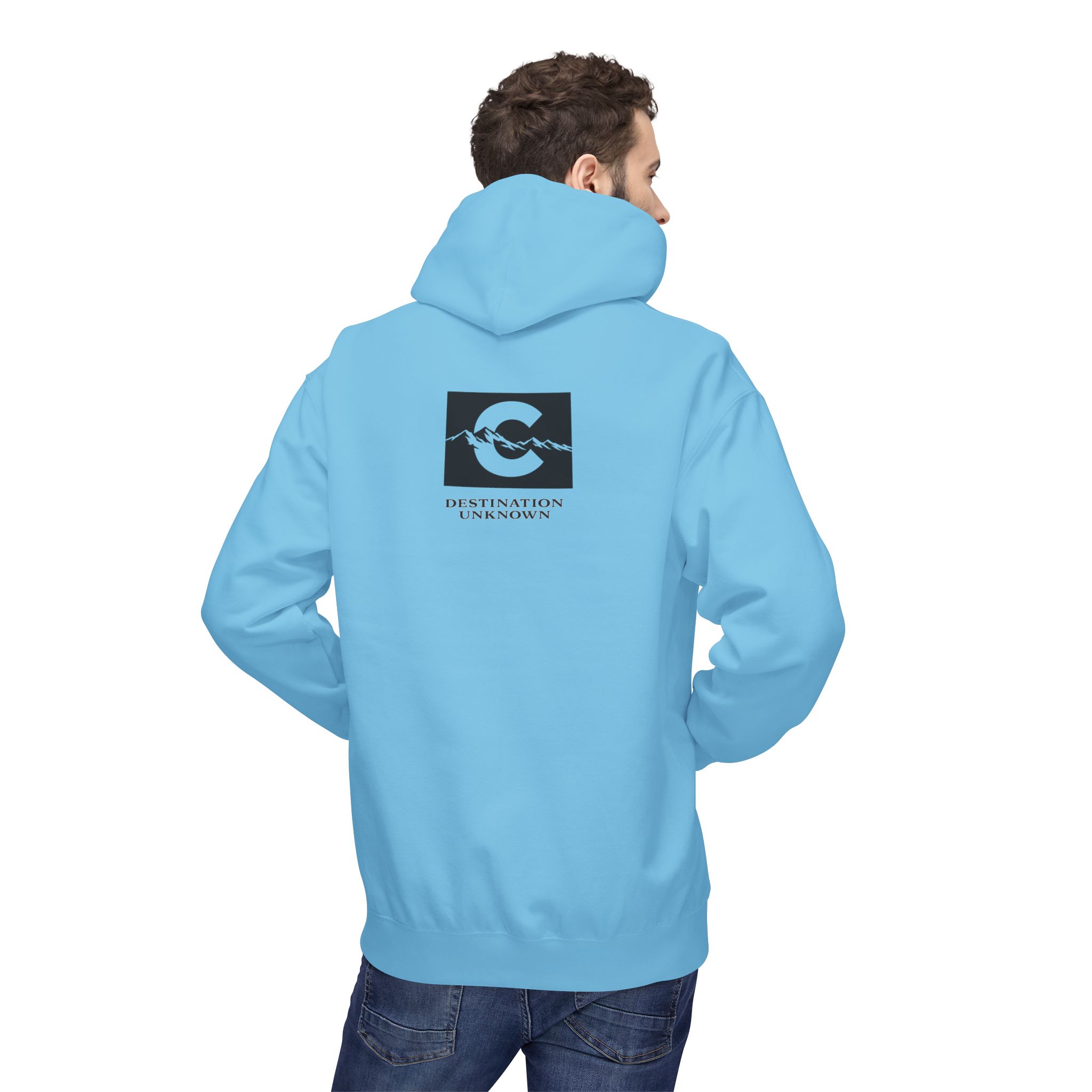 Colorado Flag Distressed Hoodie - Colorado Collection - Destination Unknown - Image 31