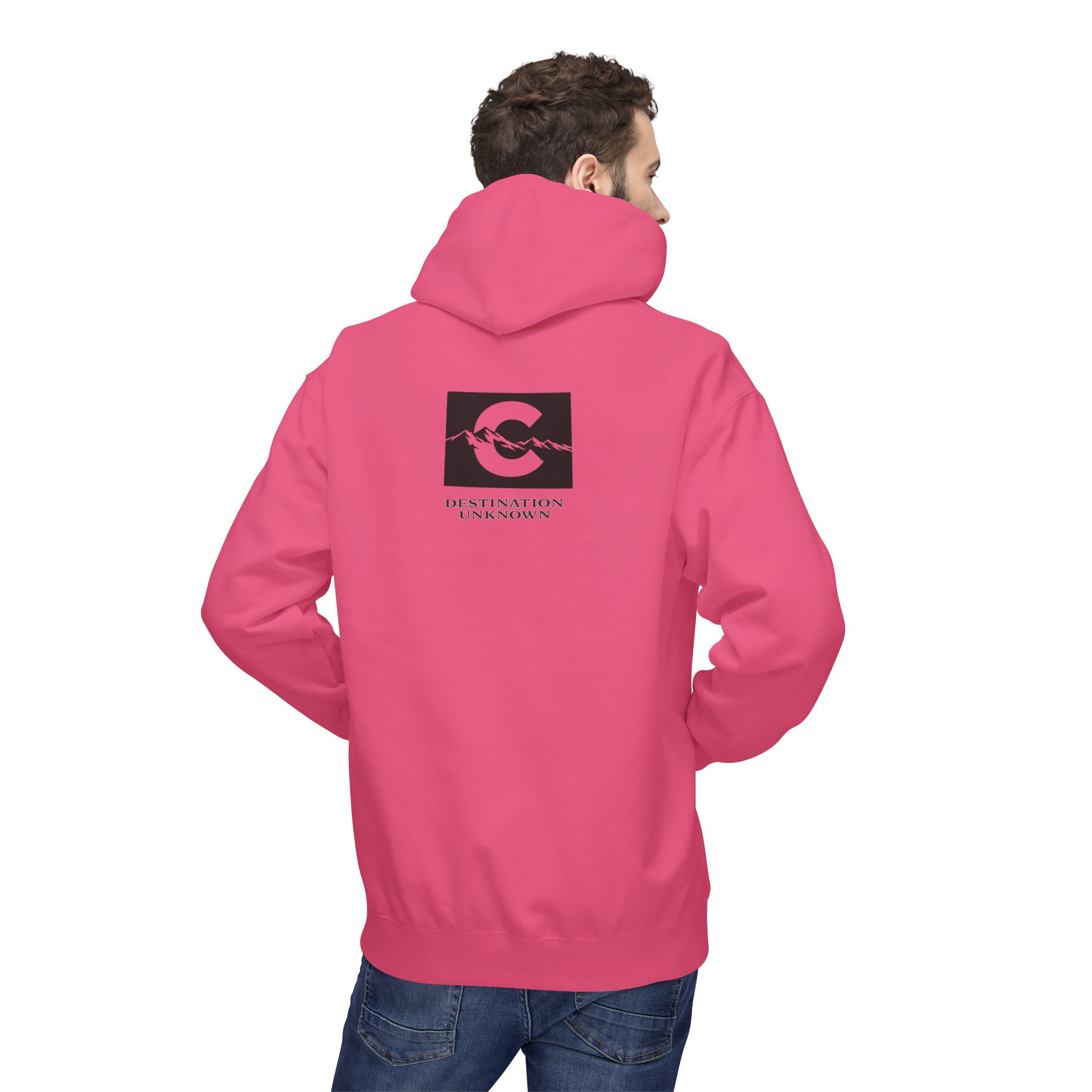 Colorado Flag Distressed Hoodie - Colorado Collection - Destination Unknown - Image 61