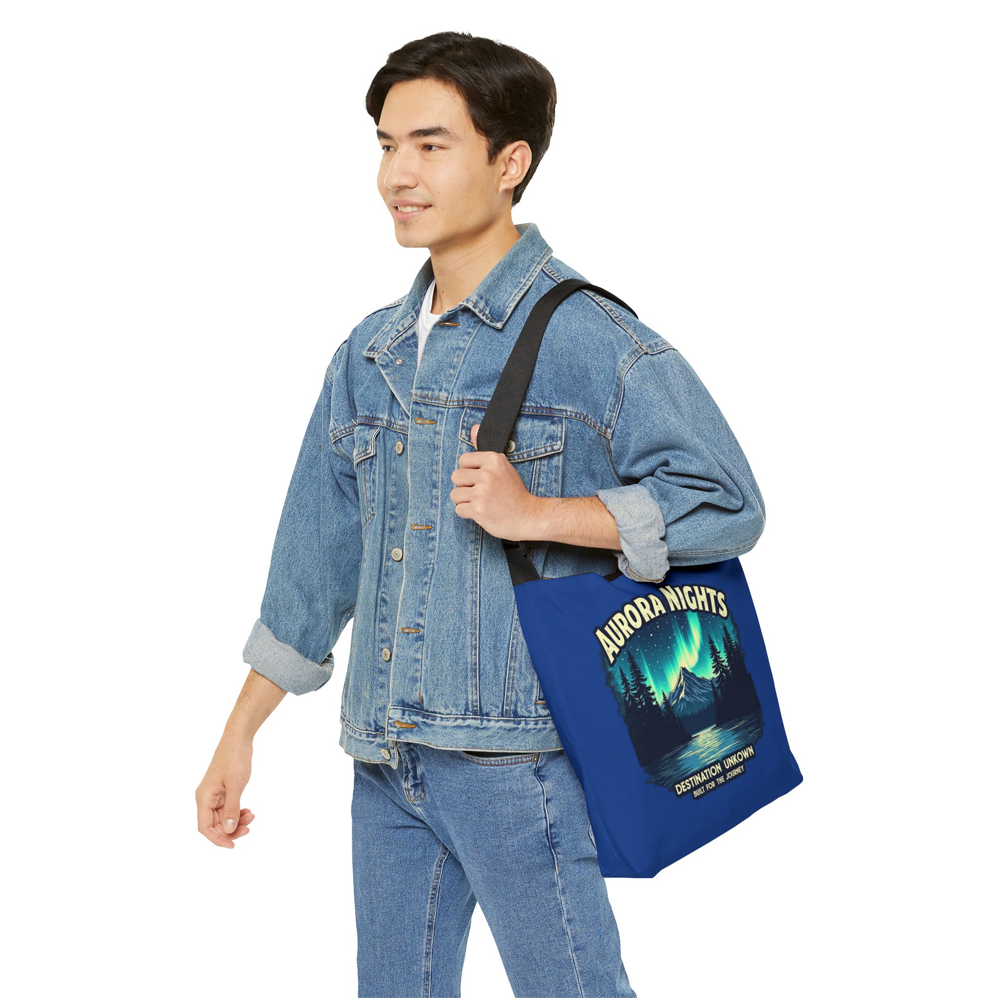 Aurora Nights - Lost Horizons Collection - Destination Unknown Adjustable Tote Bag - Image 13