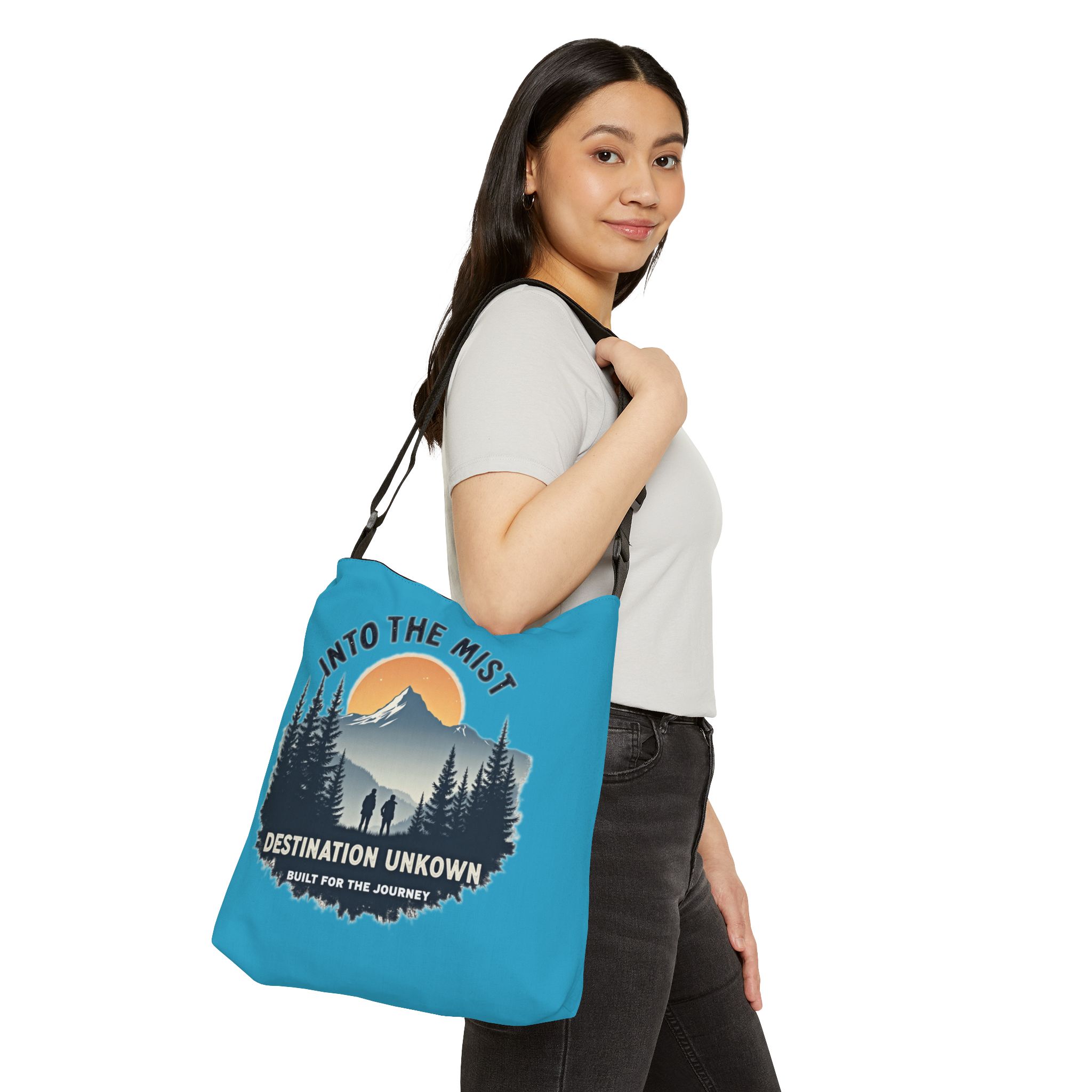 Into the Mist - Lost Horizons Collection - Destination Unknown Adjustable Tote Bag - Image 2