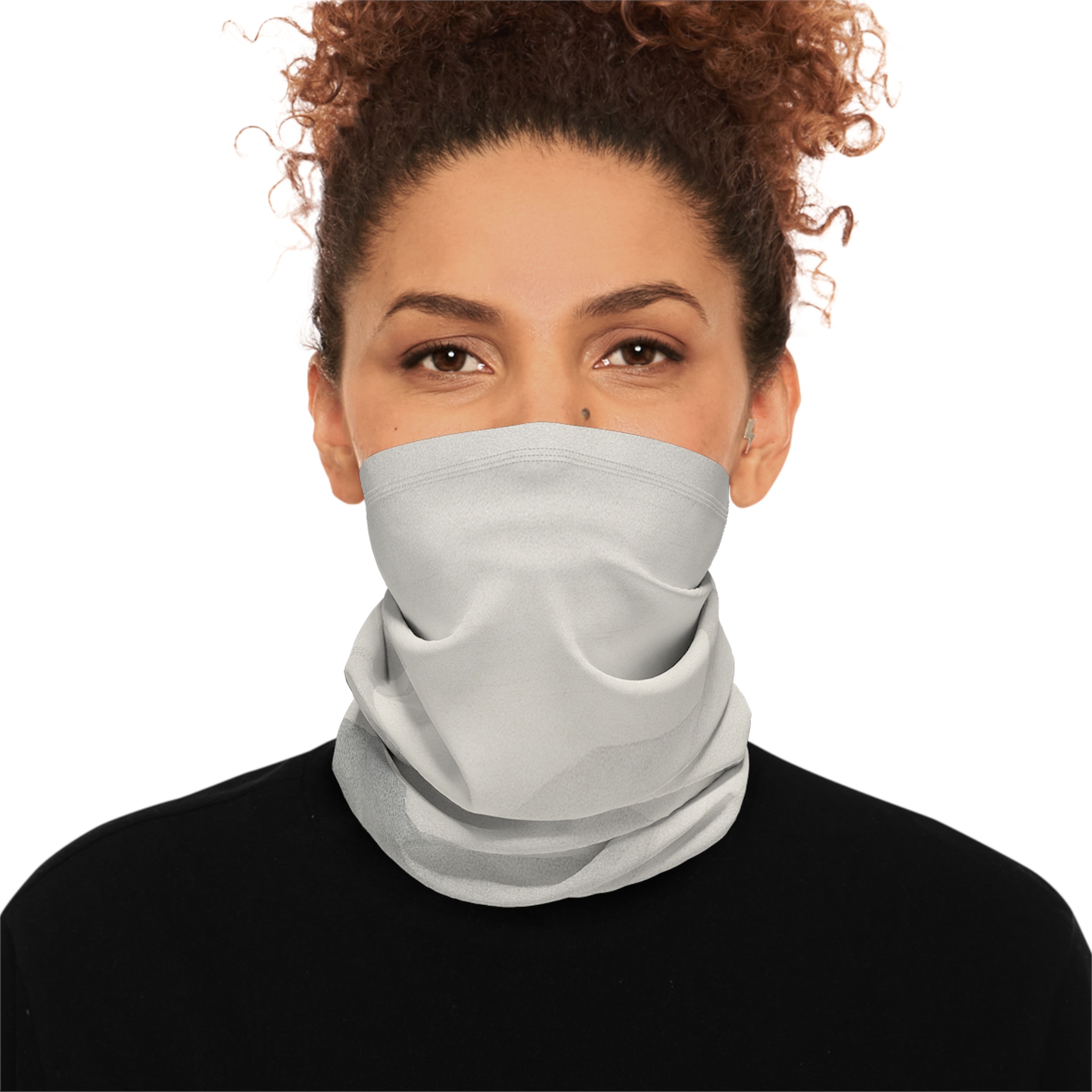 Into the Mist – Winter Neck Gaiter with Drawstring – Lost Horizons – Destination Unknown - Image 4