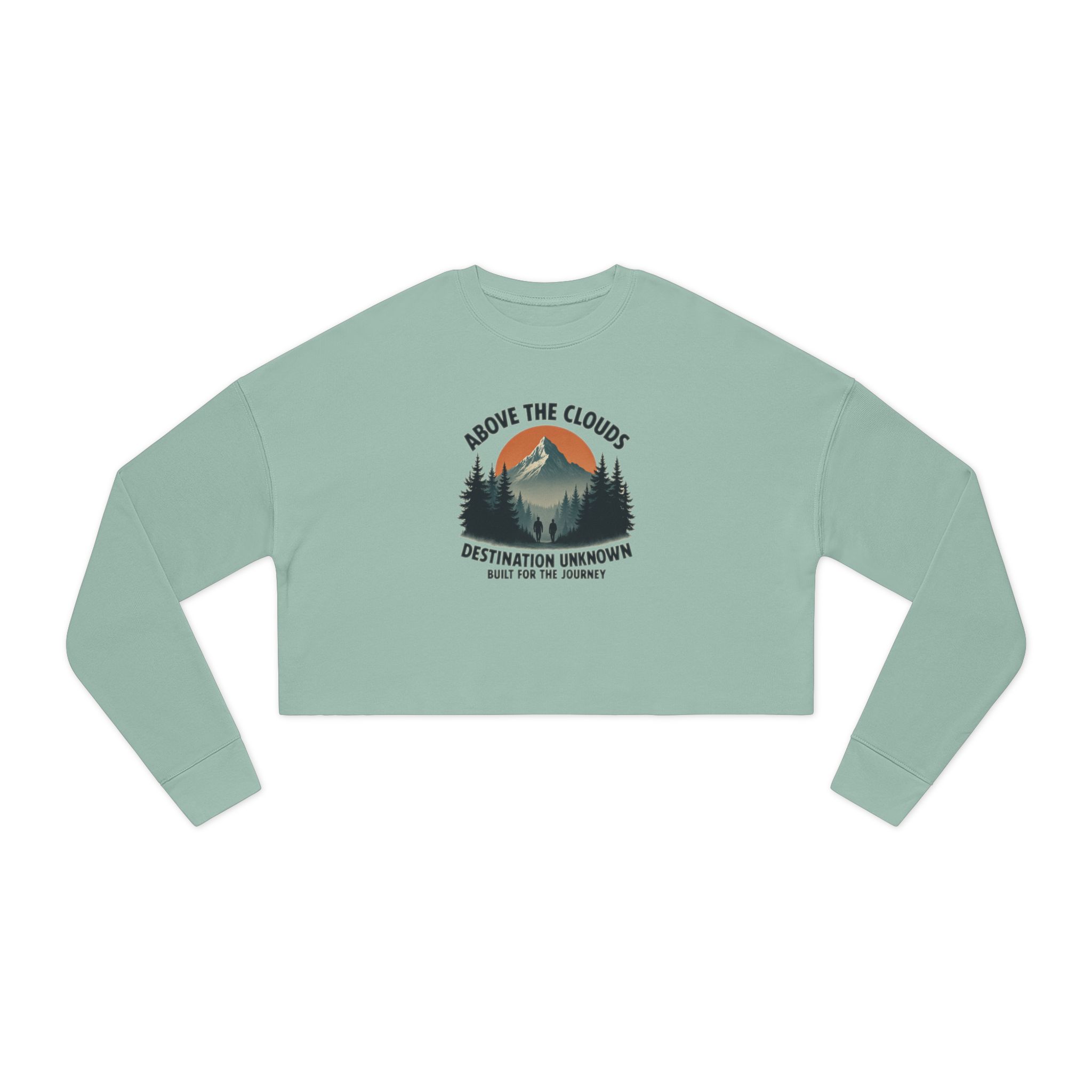 Above the Clouds Cropped Sweatshirt - Lost Horizons Collection - Destination Unknown - Image 10