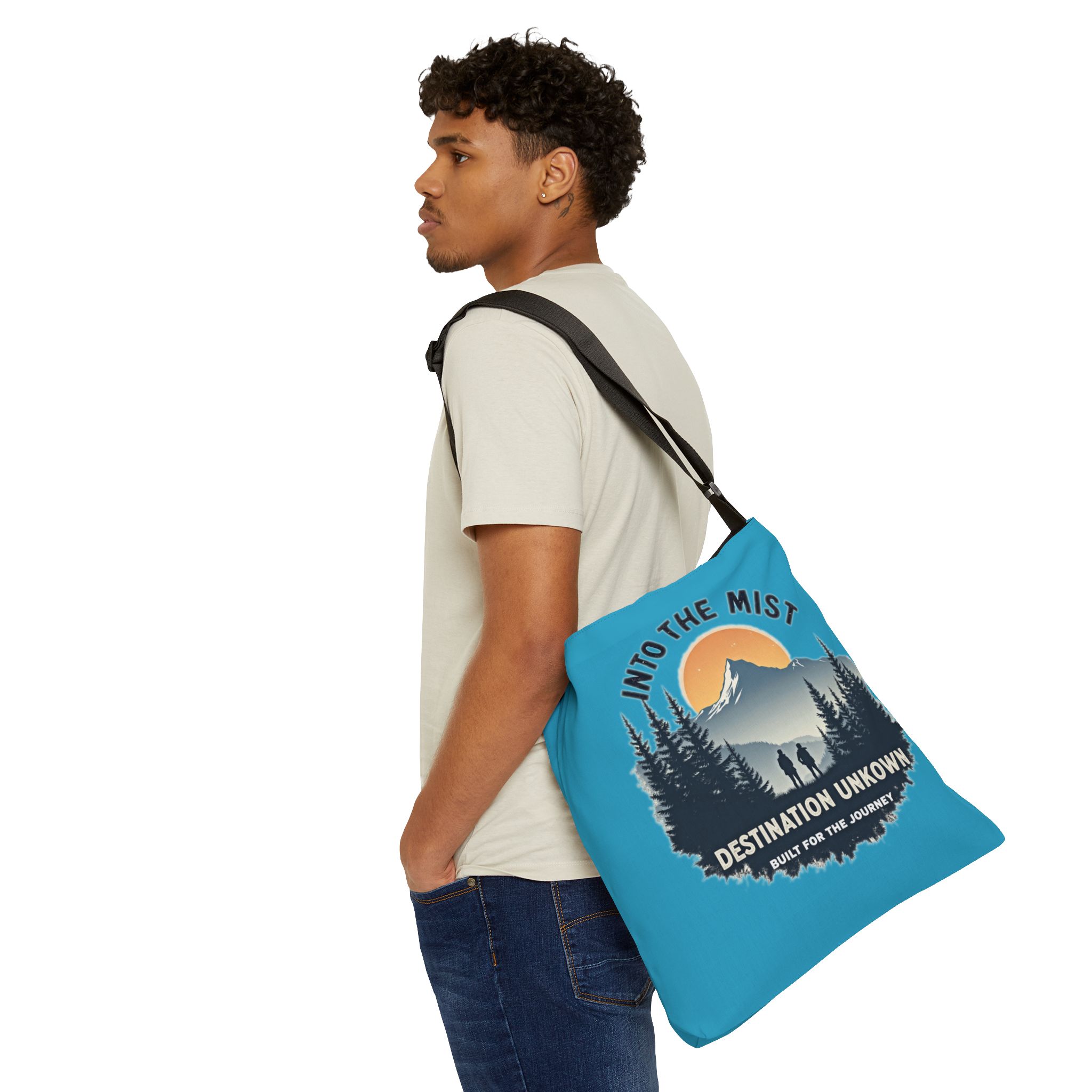 Into the Mist - Lost Horizons Collection - Destination Unknown Adjustable Tote Bag - Image 13