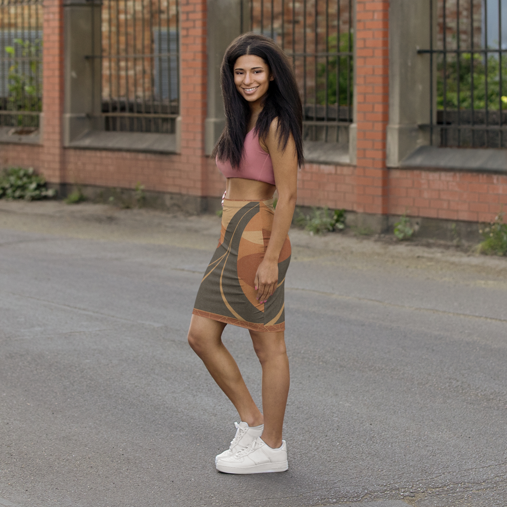 Endless Roads Pencil Skirt - Lost Horizons Collection - Destination Unknown - Image 6