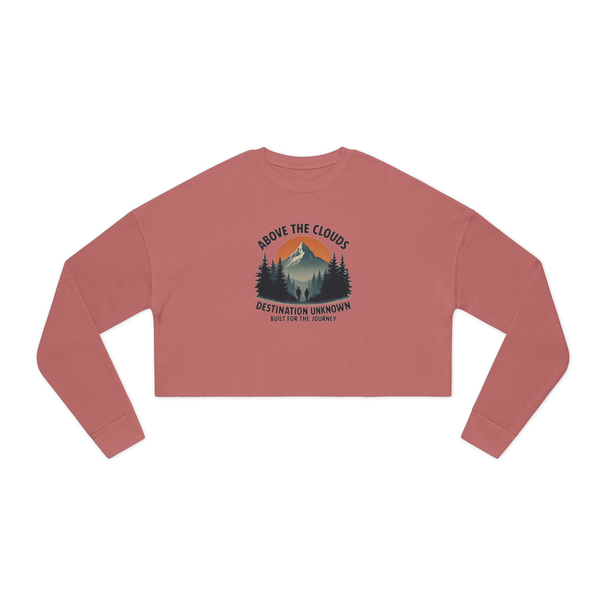 Above the Clouds Cropped Sweatshirt - Lost Horizons Collection - Destination Unknown - Image 2