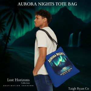 Aurora Nights - Lost Horizons Collection - Destination Unknown Adjustable Tote Bag