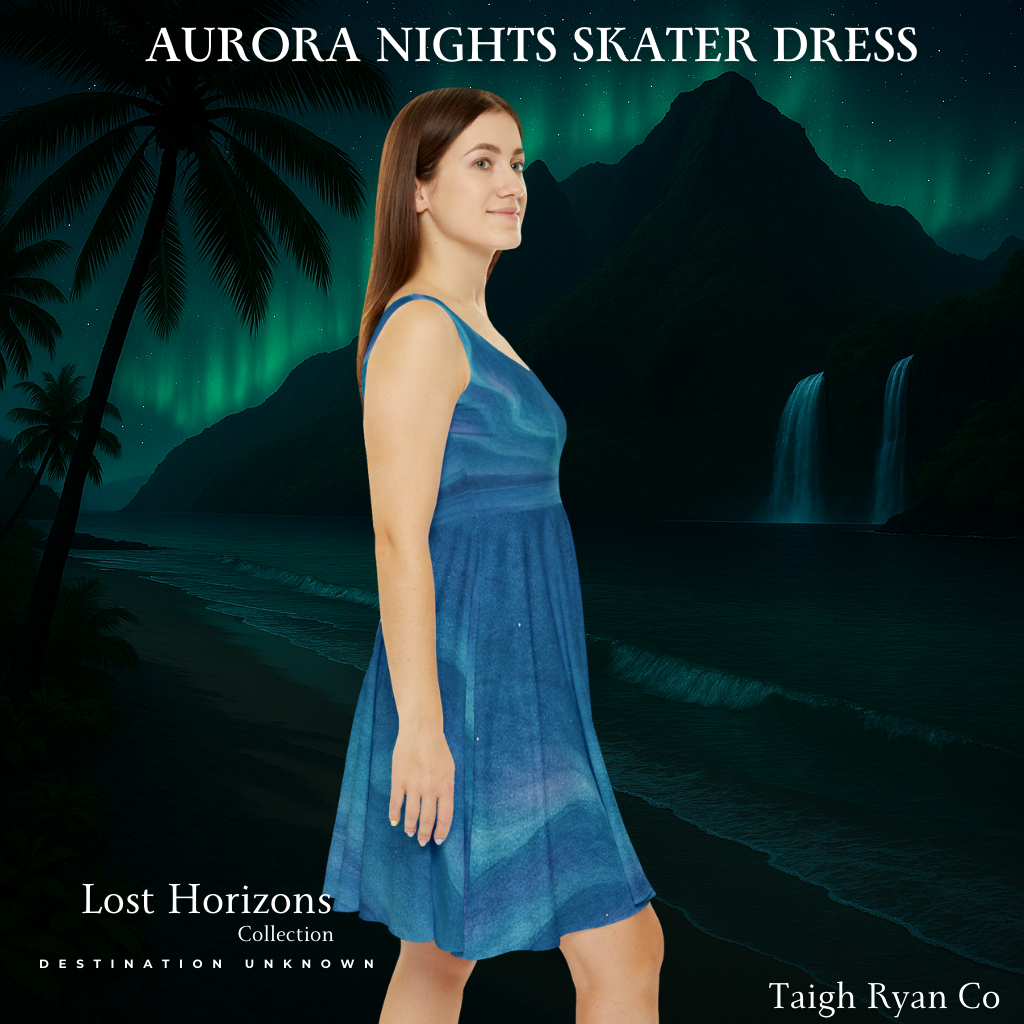 Aurora Nights Skater Dress - Lost Horizons Collection - Destination Unknown
