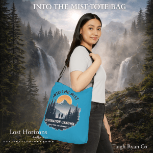 Into the Mist - Lost Horizons Collection - Destination Unknown Adjustable Tote Bag