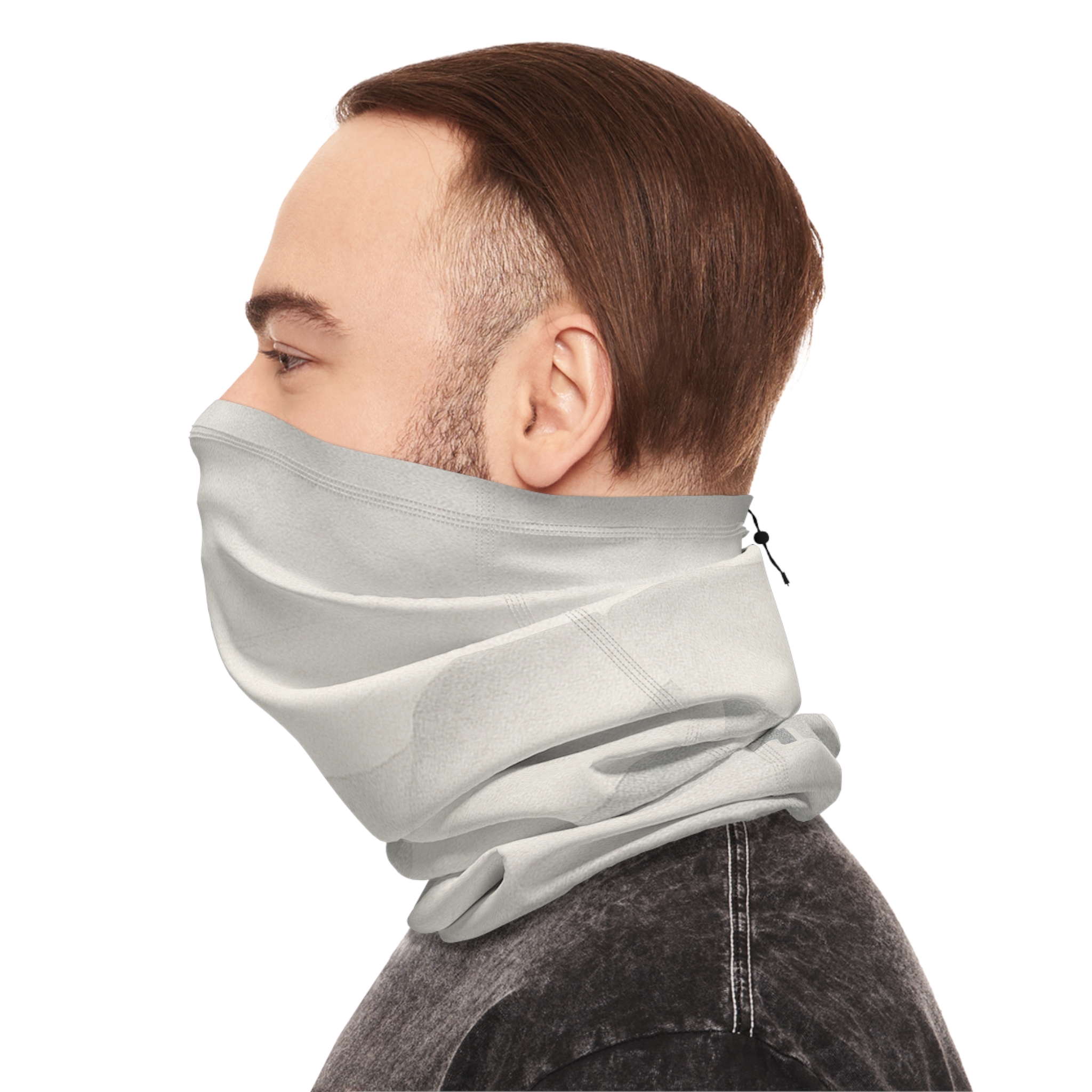 Into the Mist – Winter Neck Gaiter with Drawstring – Lost Horizons – Destination Unknown - Image 12
