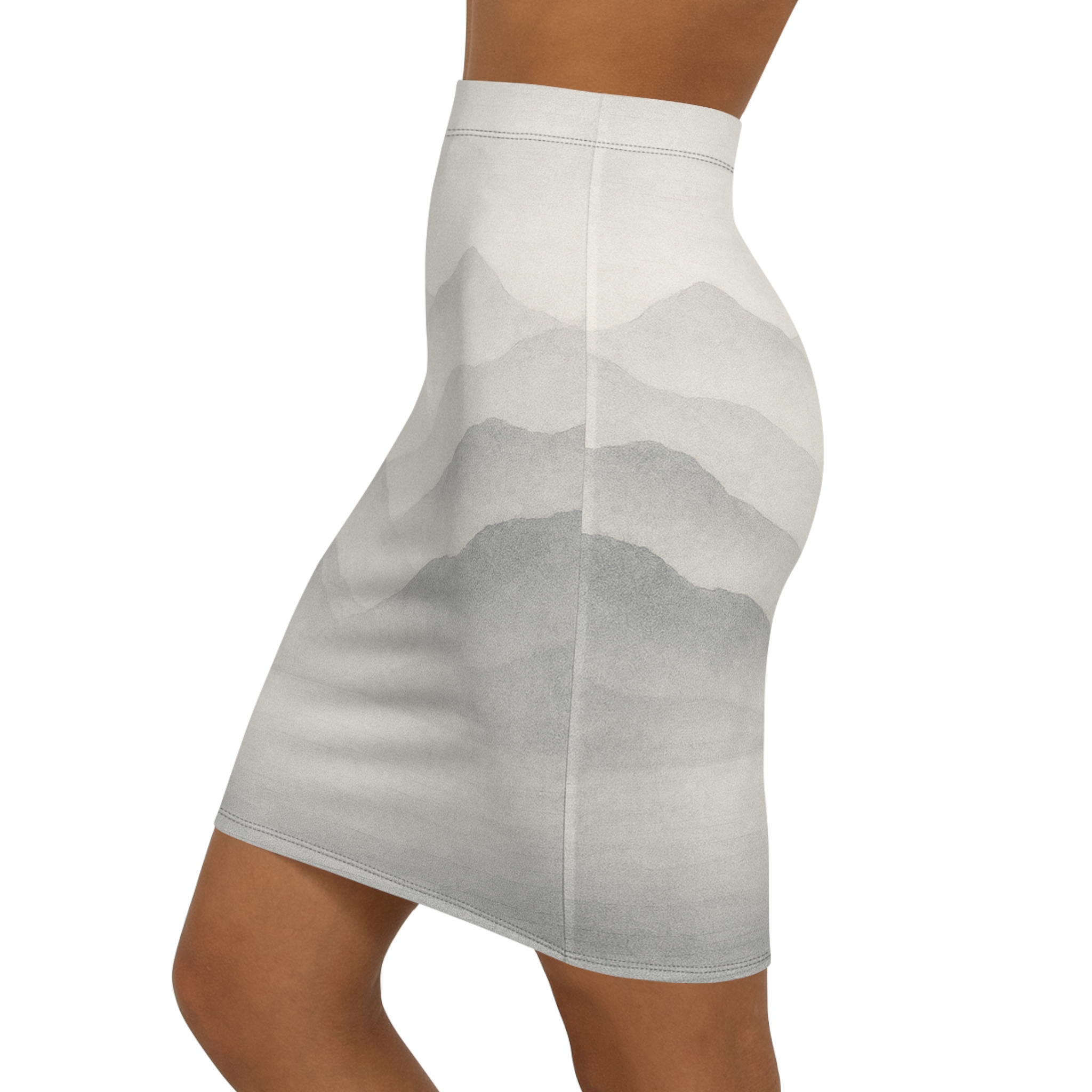 Into the Mist Pencil Skirt - Lost Horizons Collection - Destination Unknown - Image 4