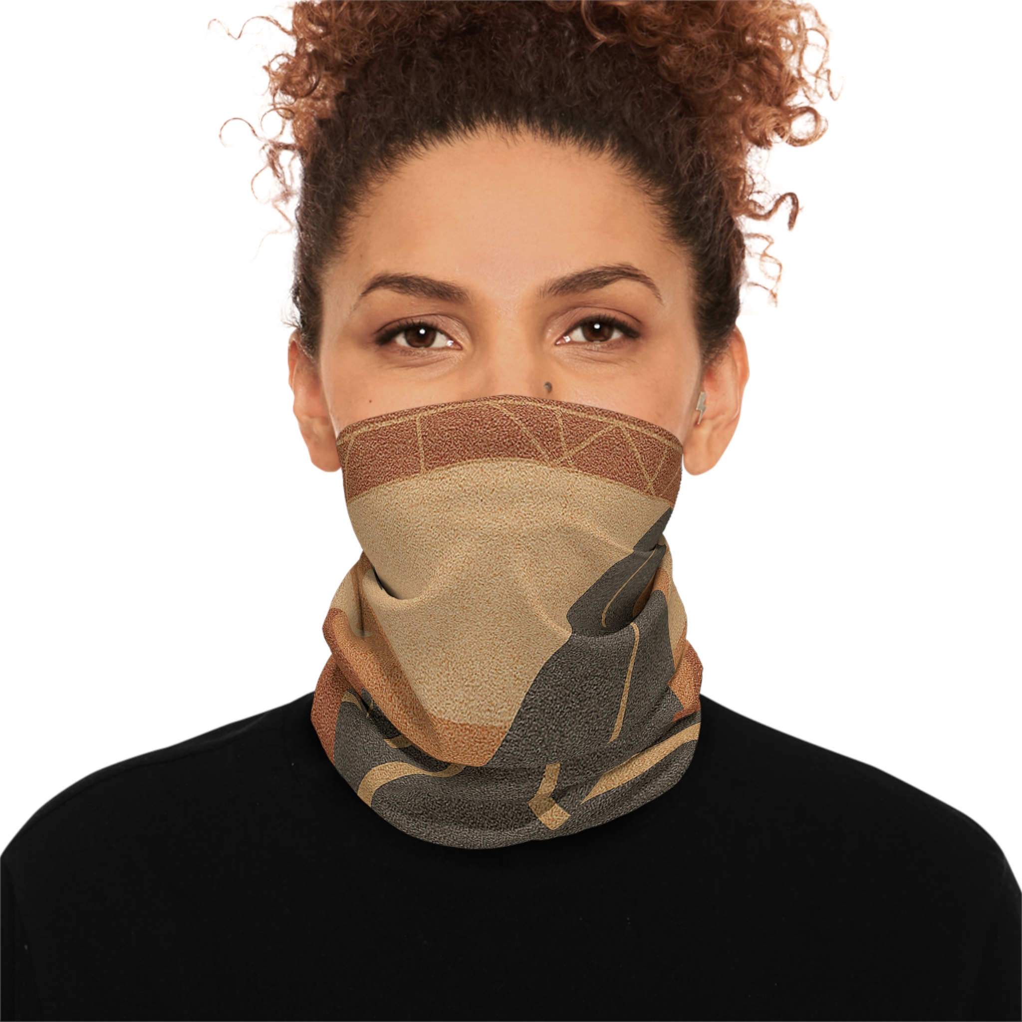 Endless Roads – Winter Neck Gaiter with Drawstring – Lost Horizons – Destination Unknown - Image 4