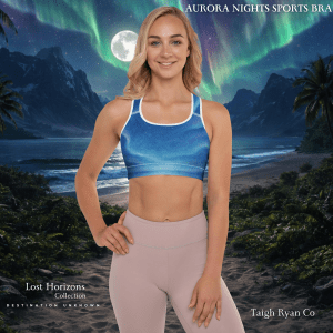 Aurora Nights Sports Bra - Lost Horizons Collection - Destination Unknown