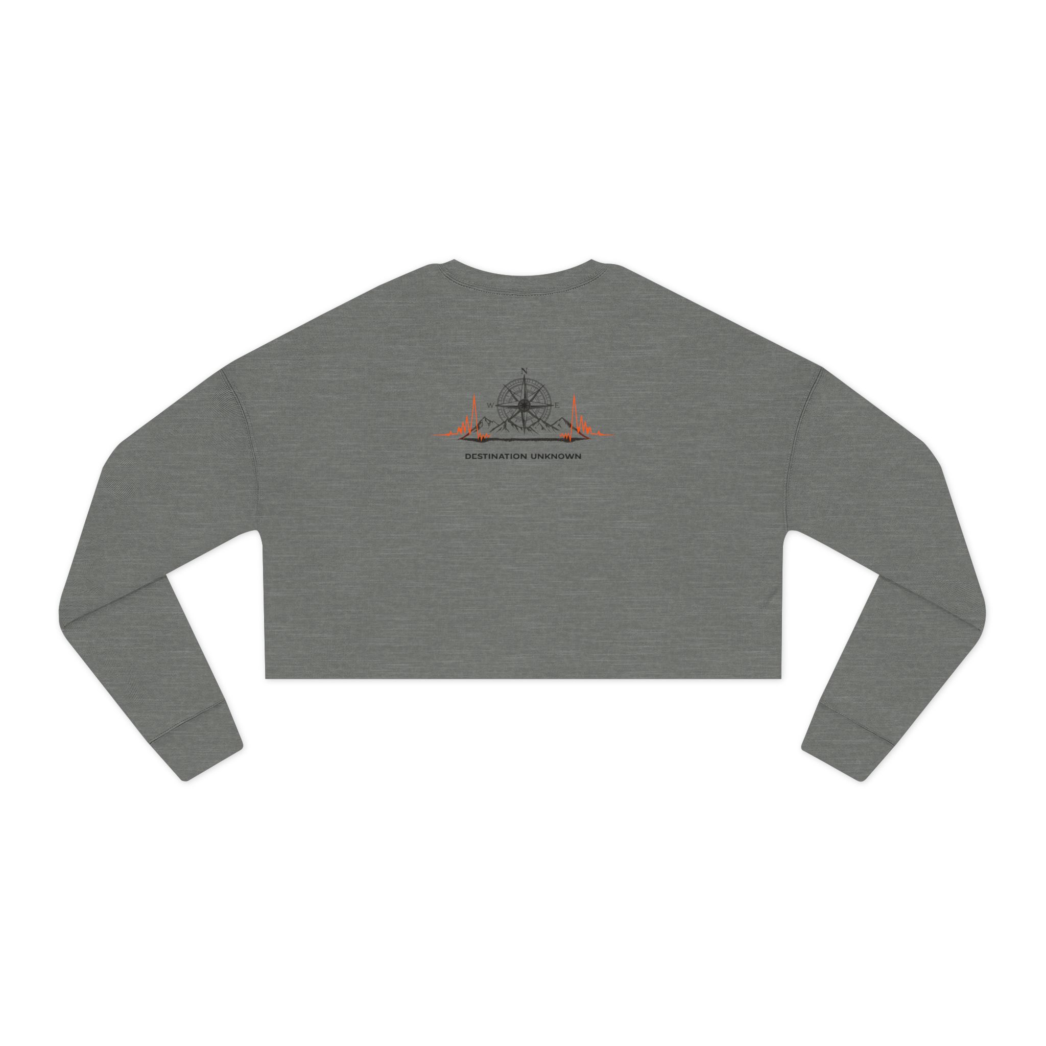 Cropped Sweatshirt - Natures Best Medicine Comes with a View - Mountain Therapy - Destination Unknown - Image 7