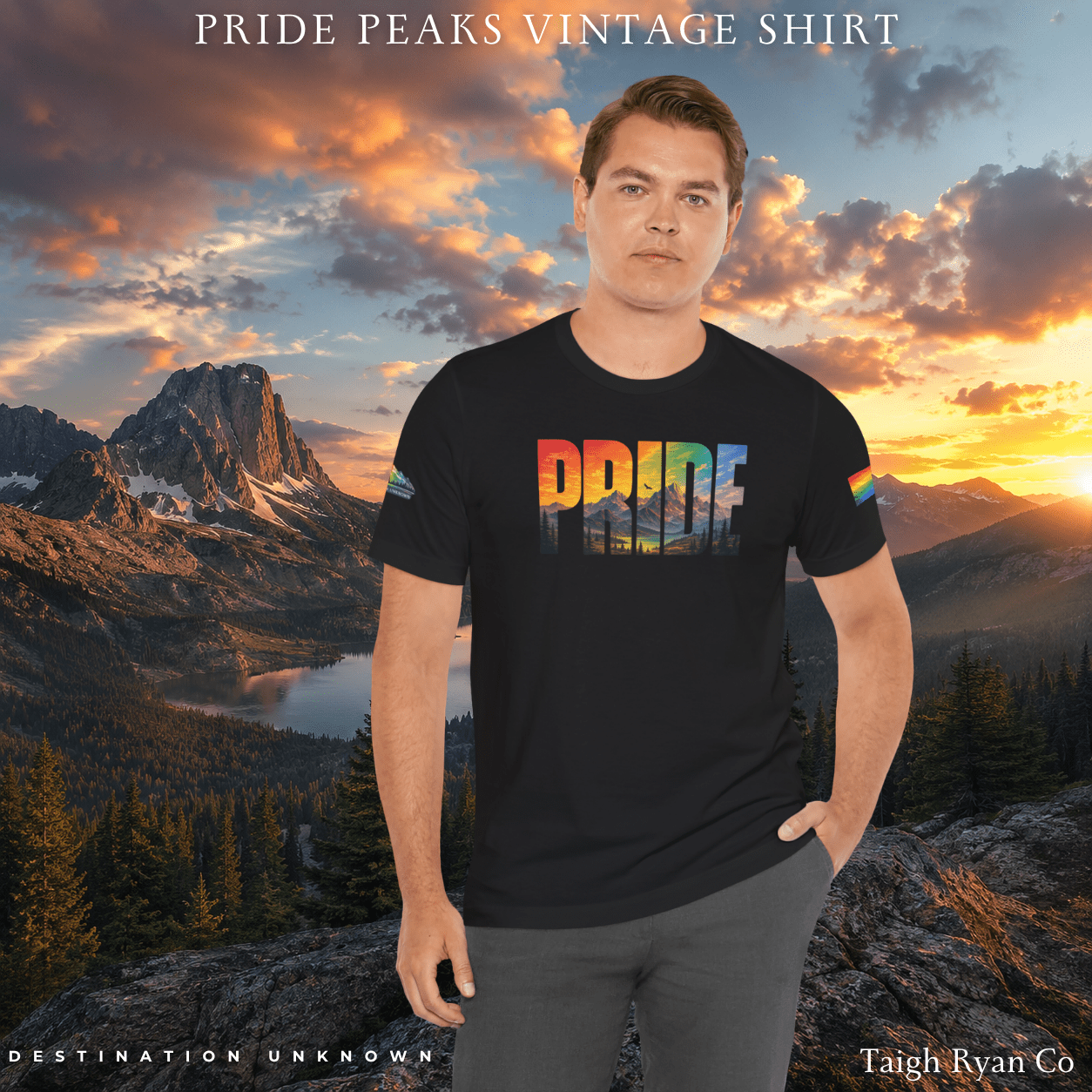 Pride Peaks Vintage Shirt - Destination Unknown