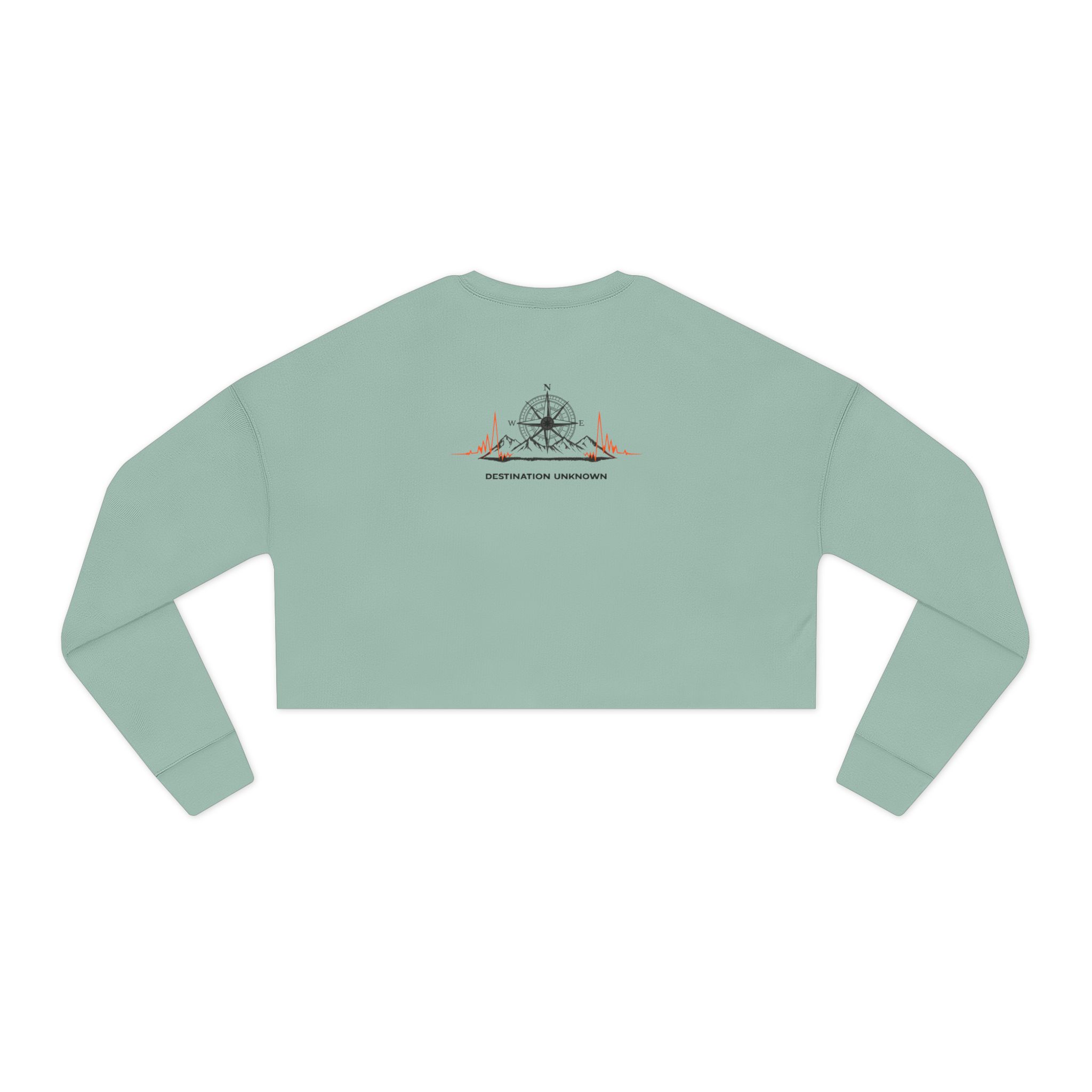 Cropped Sweatshirt - Natures Best Medicine Comes with a View - Mountain Therapy - Destination Unknown - Image 11