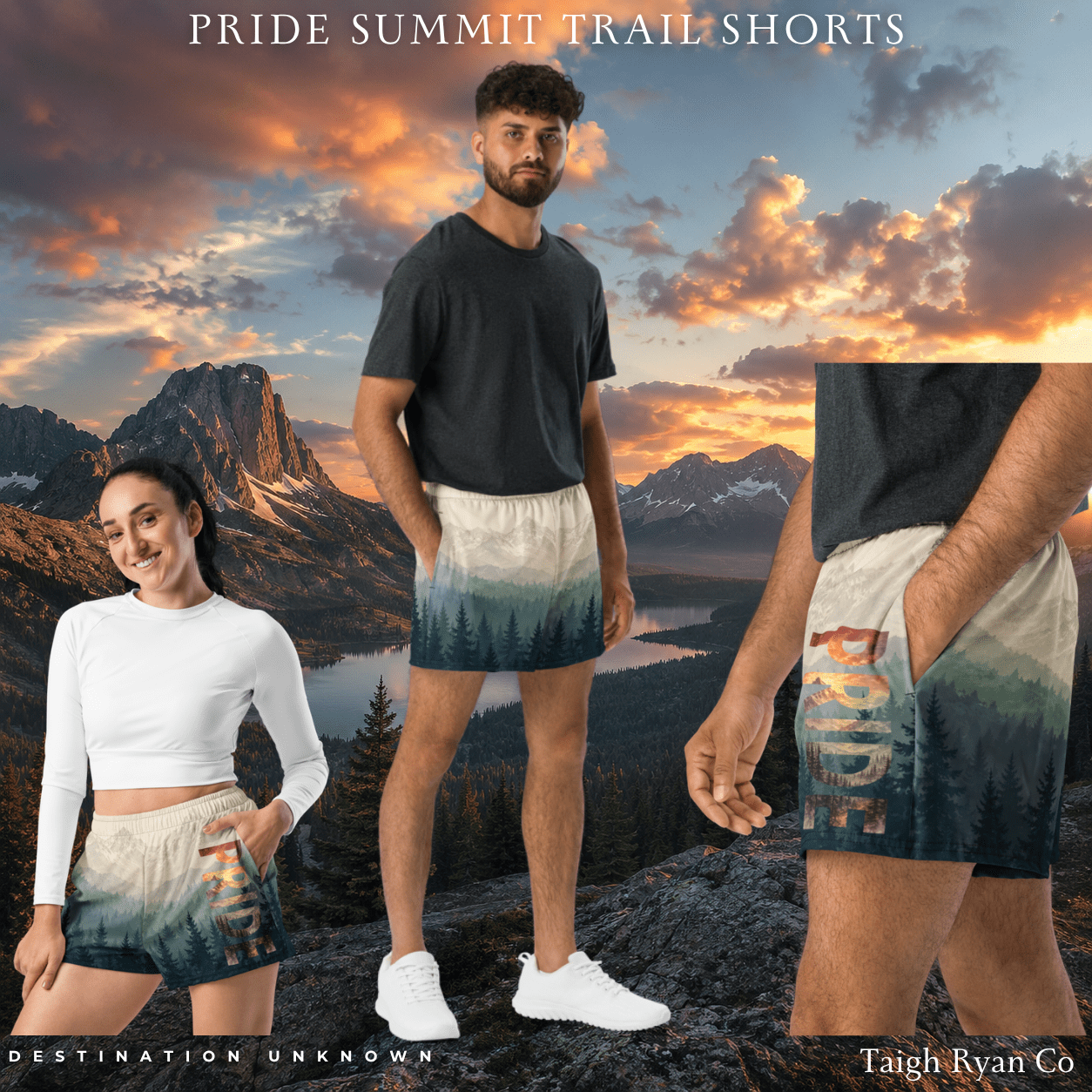 Pride Summit Trail Shorts - Destination Unknown