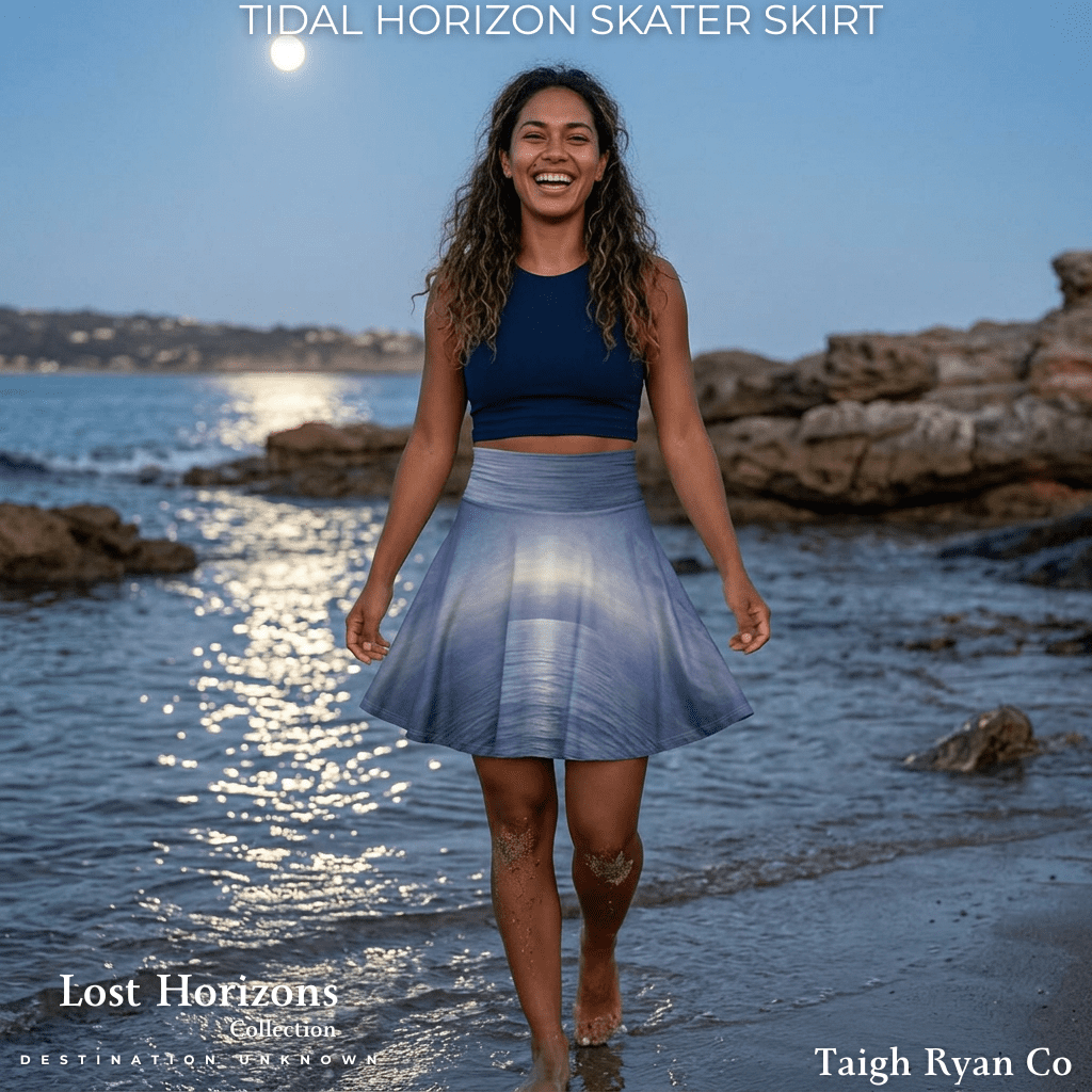 Tidal Horizon Skater Skirt - Lost Horizons Collection - Destination Unknown
