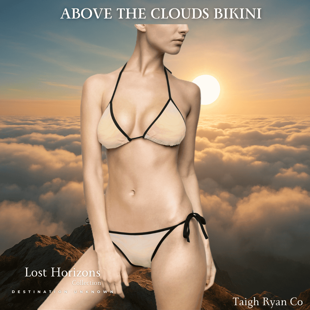 Above the Clouds Bikini - Lost Horizons Collection - Womens Two-Piece Swimsuit - Destination Unknown - Image 3