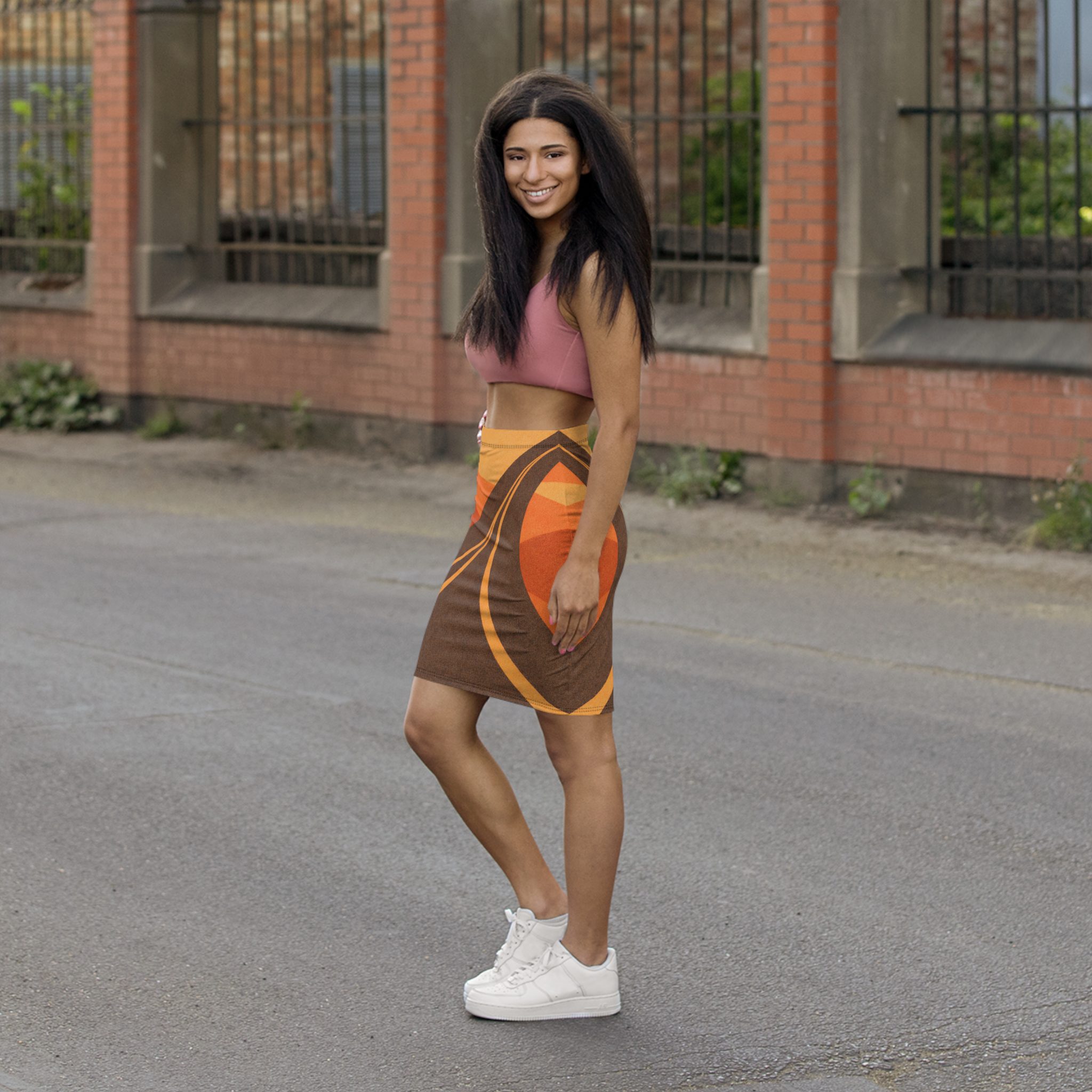 Endless Roads Pencil Skirt - Lost Horizons Collection - Destination Unknown - Image 7