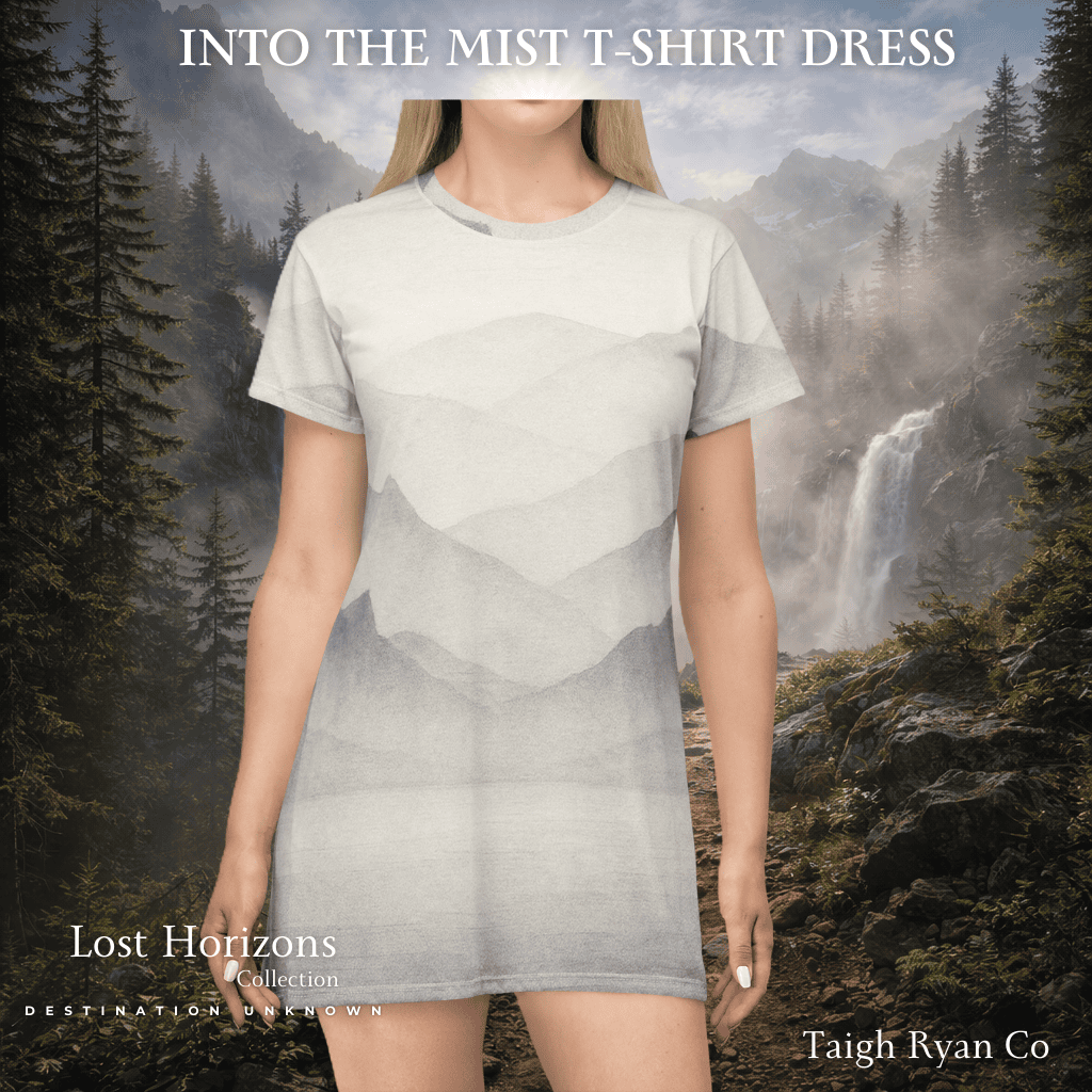 Into The Mist - T-Shirt Dress - Lost Horizons - Destination Unknown - Image 2