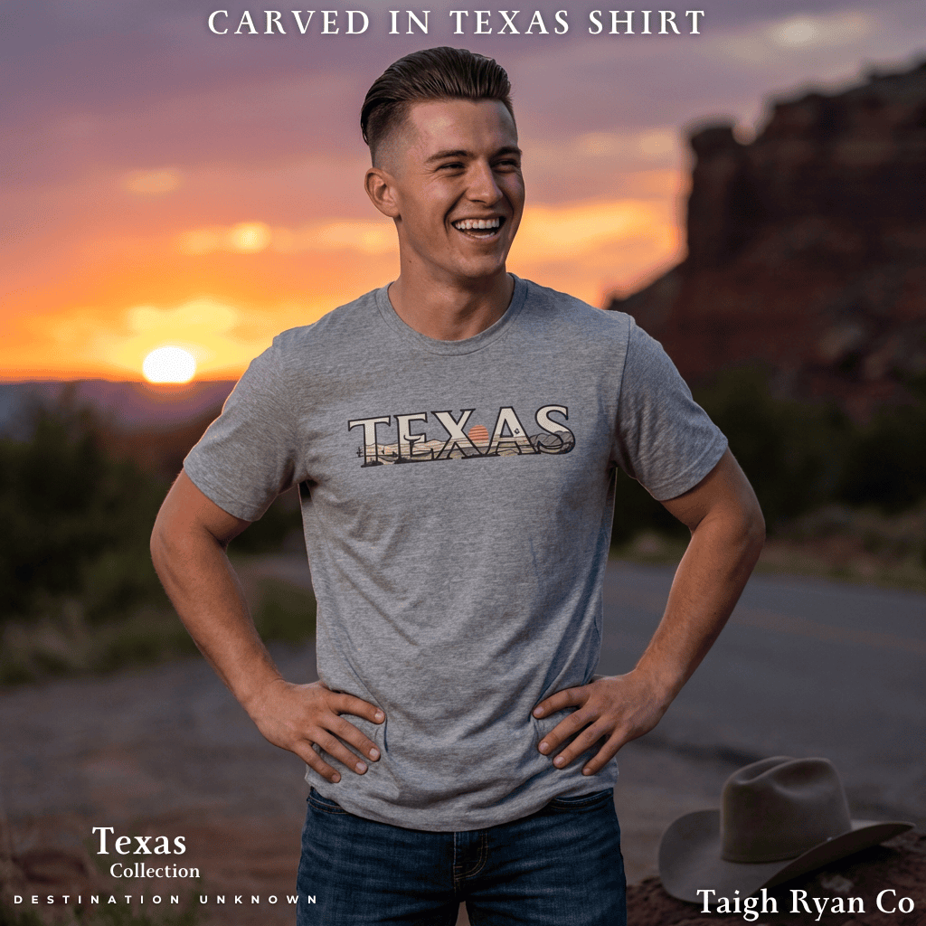 Carved in Texas Shirt - Texas Collection - Destination Unknown