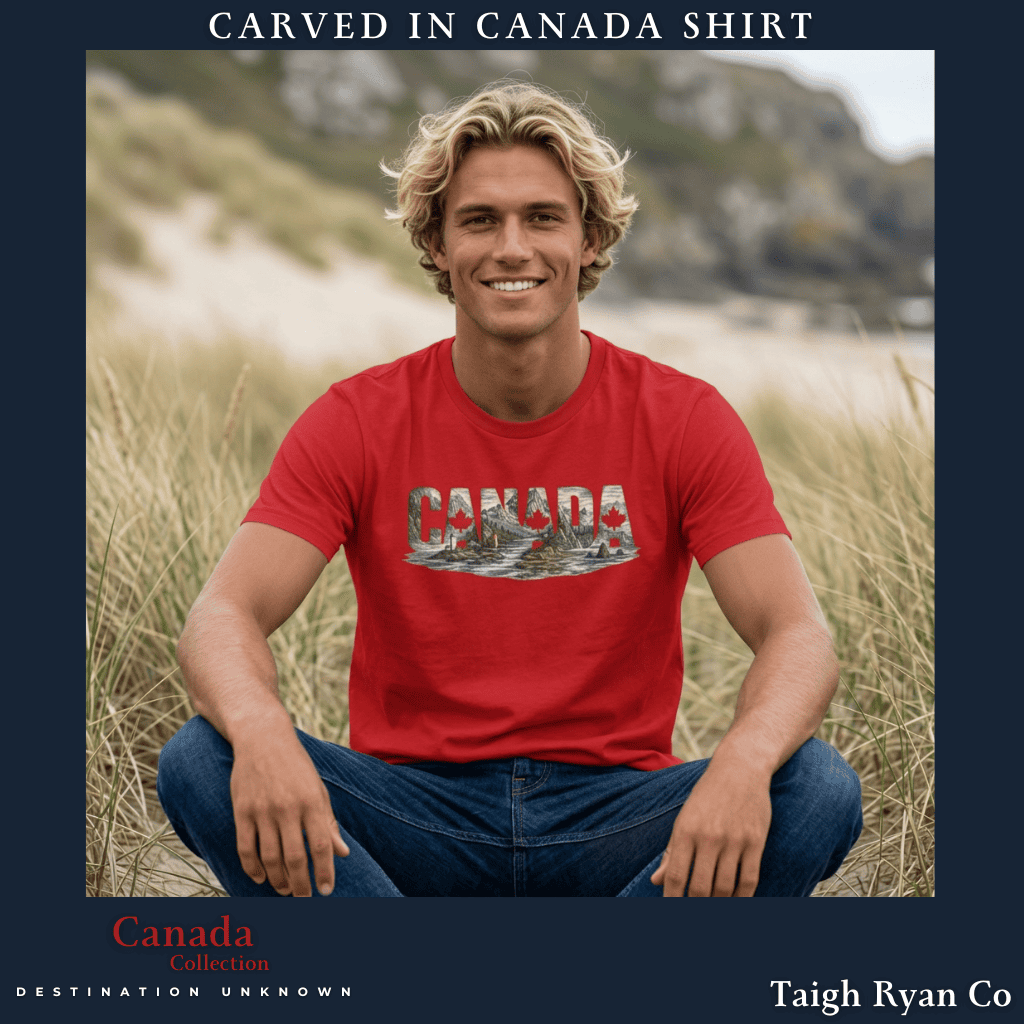 Carved in Canada Shirt - Canada Collection - Destination Unknown - Image 2