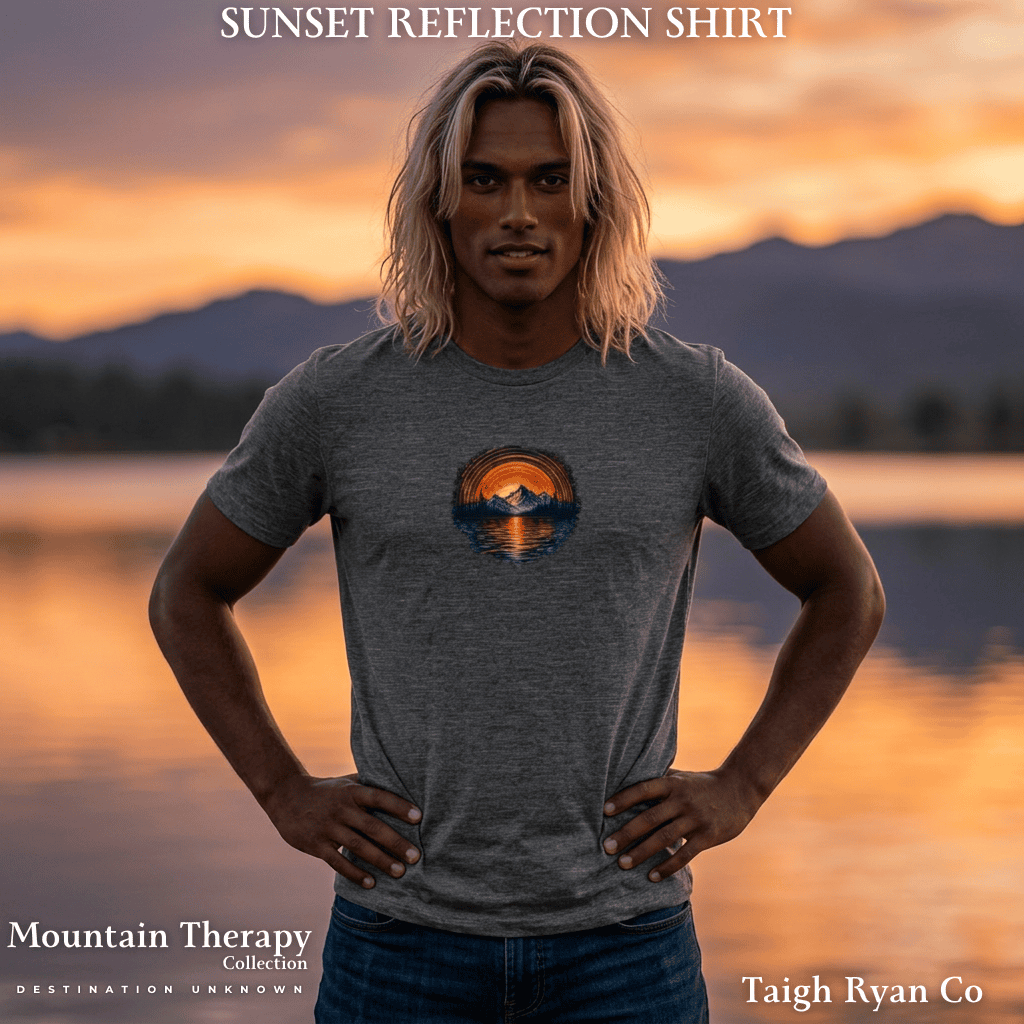 Sunset Reflection Shirt - Mountain Therapy Collection - Destination Unknown