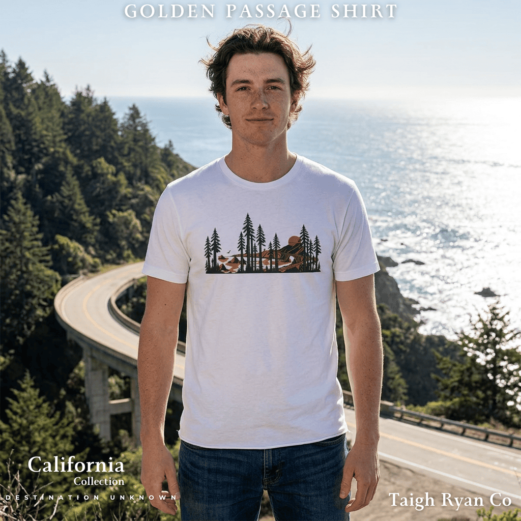 Golden Passage Shirt - California Collection - Destination Unknown