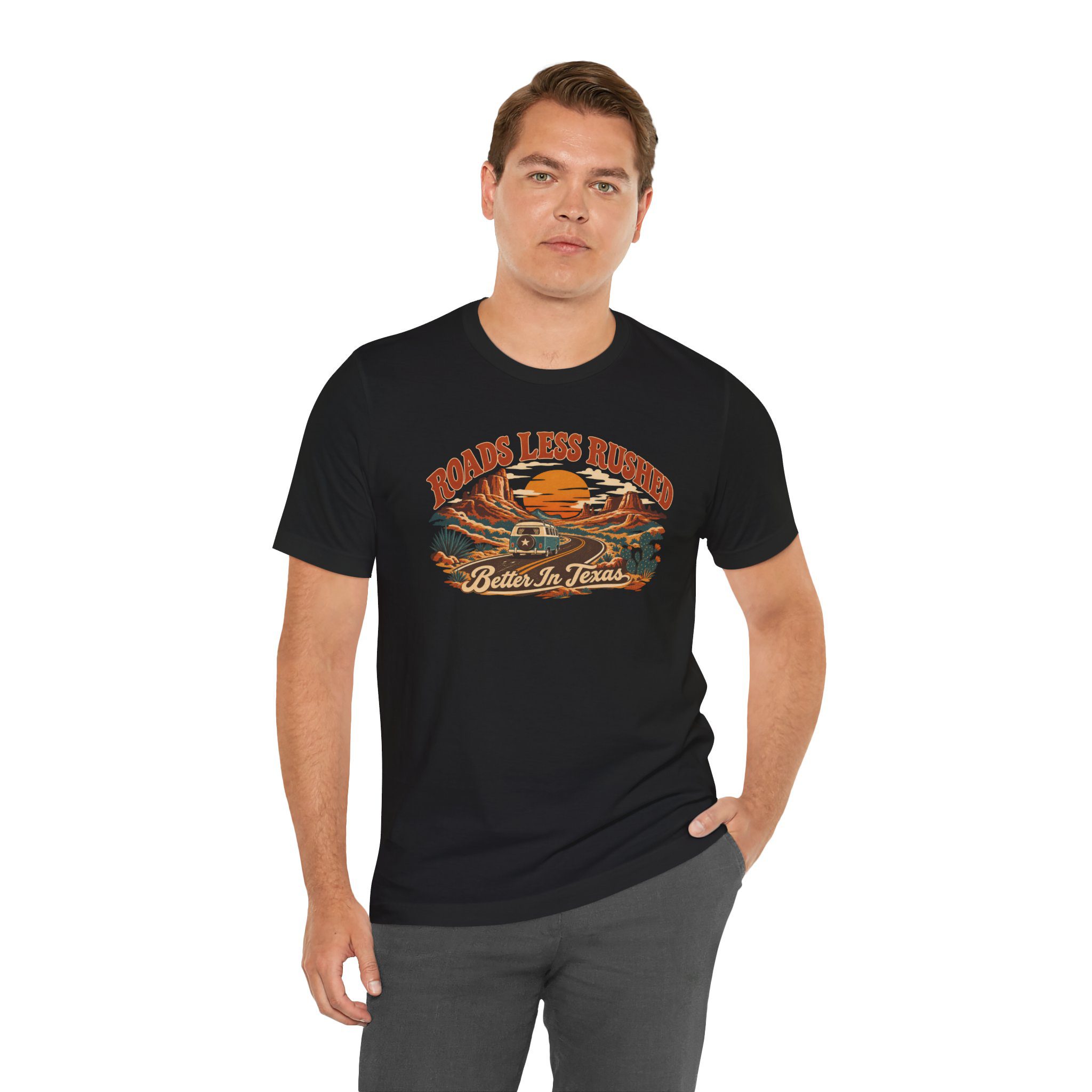 Roads Less Rushed Shirt - Texas Collection - Destination Unknown - Image 33