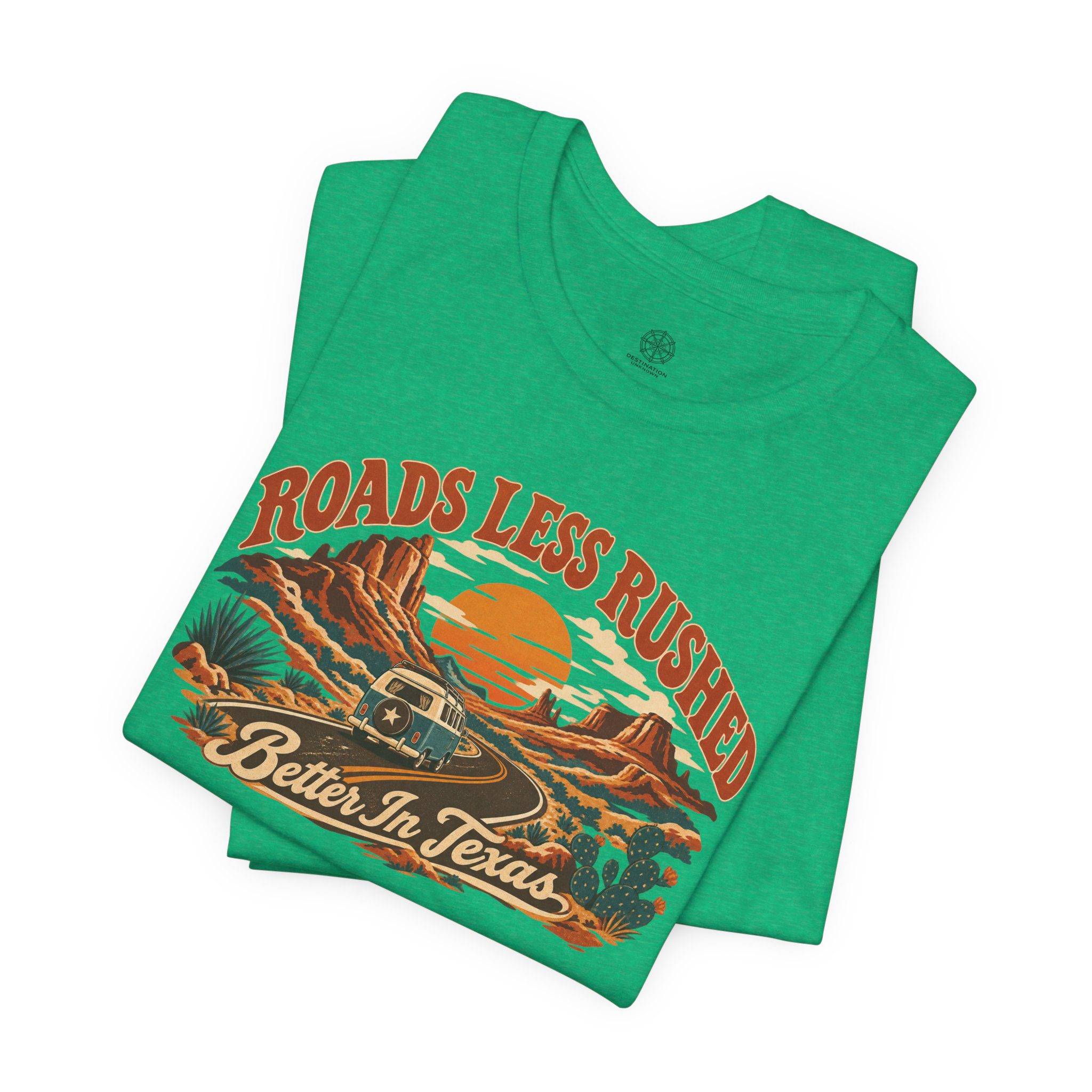 Roads Less Rushed Shirt - Texas Collection - Destination Unknown - Image 50