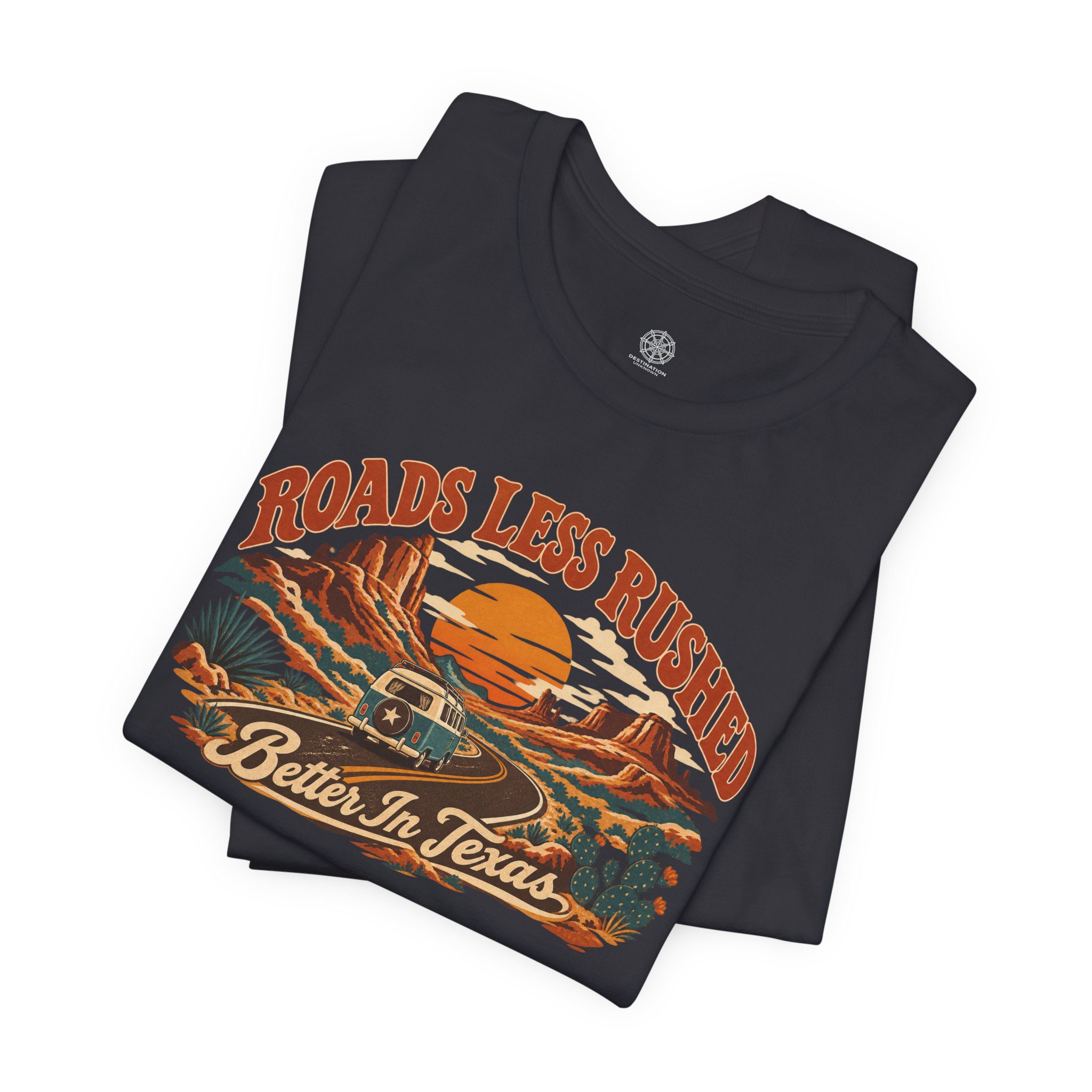 Roads Less Rushed Shirt - Texas Collection - Destination Unknown - Image 8