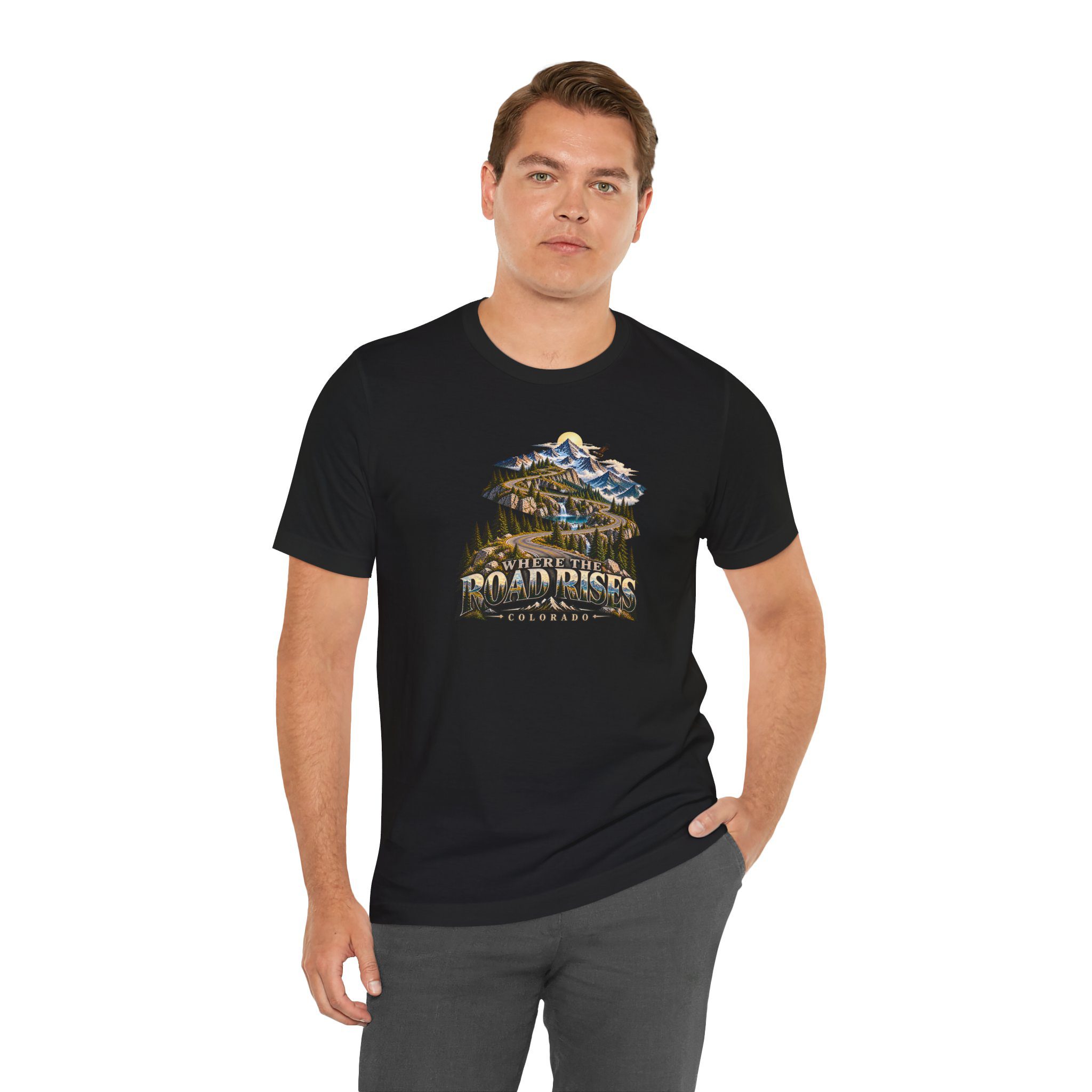 Where the Road Rises Shirt - Colorado Collection - Destination Unknown - Image 7