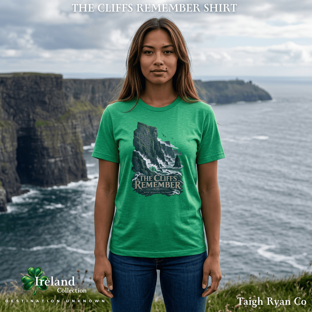 The Cliffs Remember Shirt - Ireland Collection - Destination Unknown