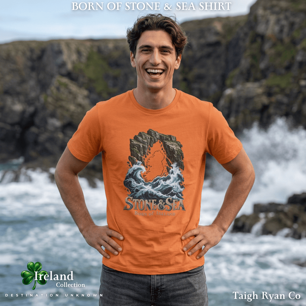 Born of Stone & Sea Shirt - Ireland Collection - Destination Unknown