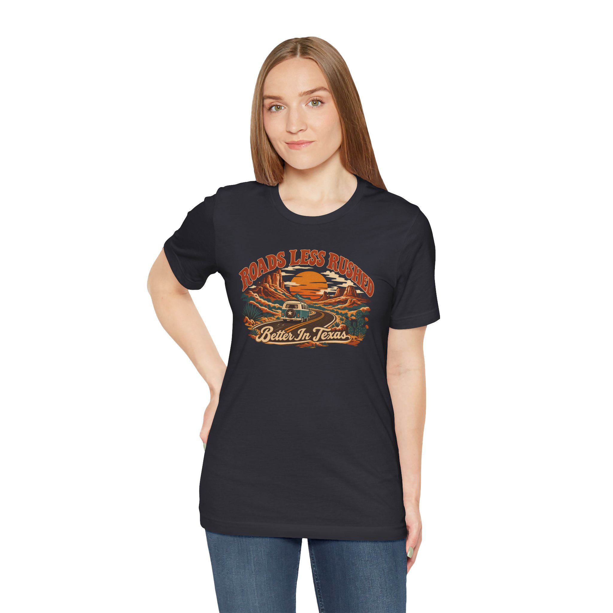 Roads Less Rushed Shirt - Texas Collection - Destination Unknown - Image 4