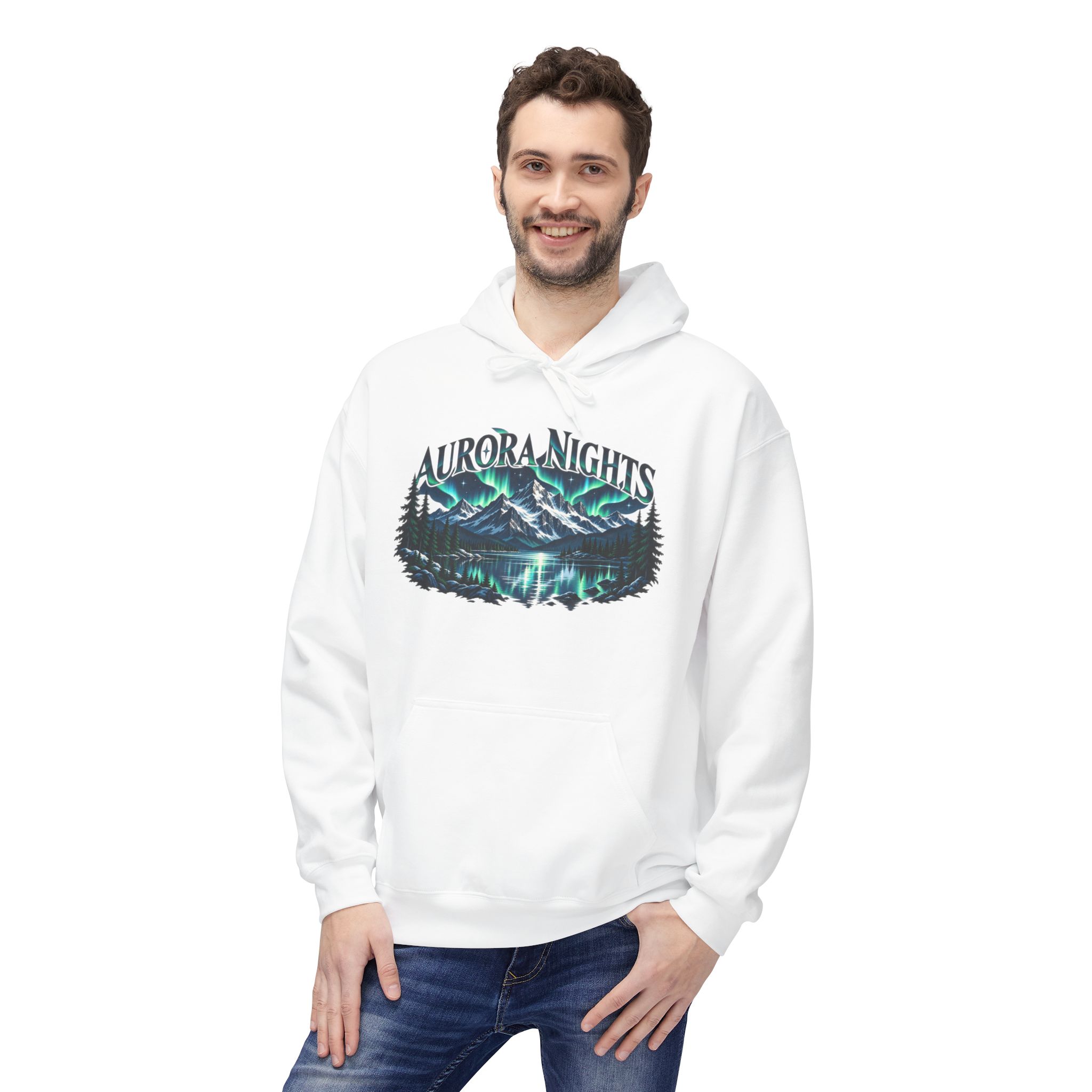 Aurora Nights Hoodie - Lost Horizons Collection - Destination Unknown - Image 8