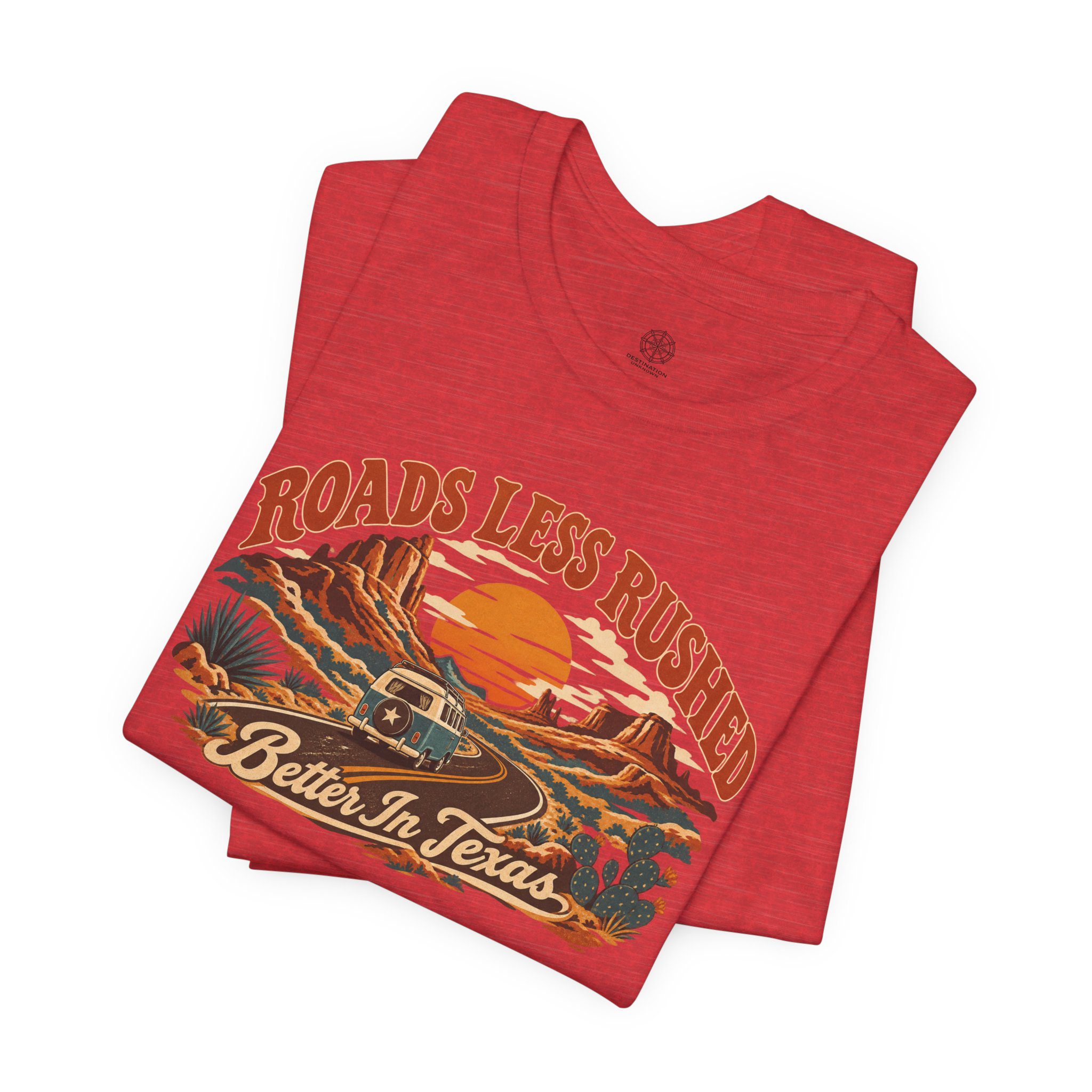 Roads Less Rushed Shirt - Texas Collection - Destination Unknown - Image 43