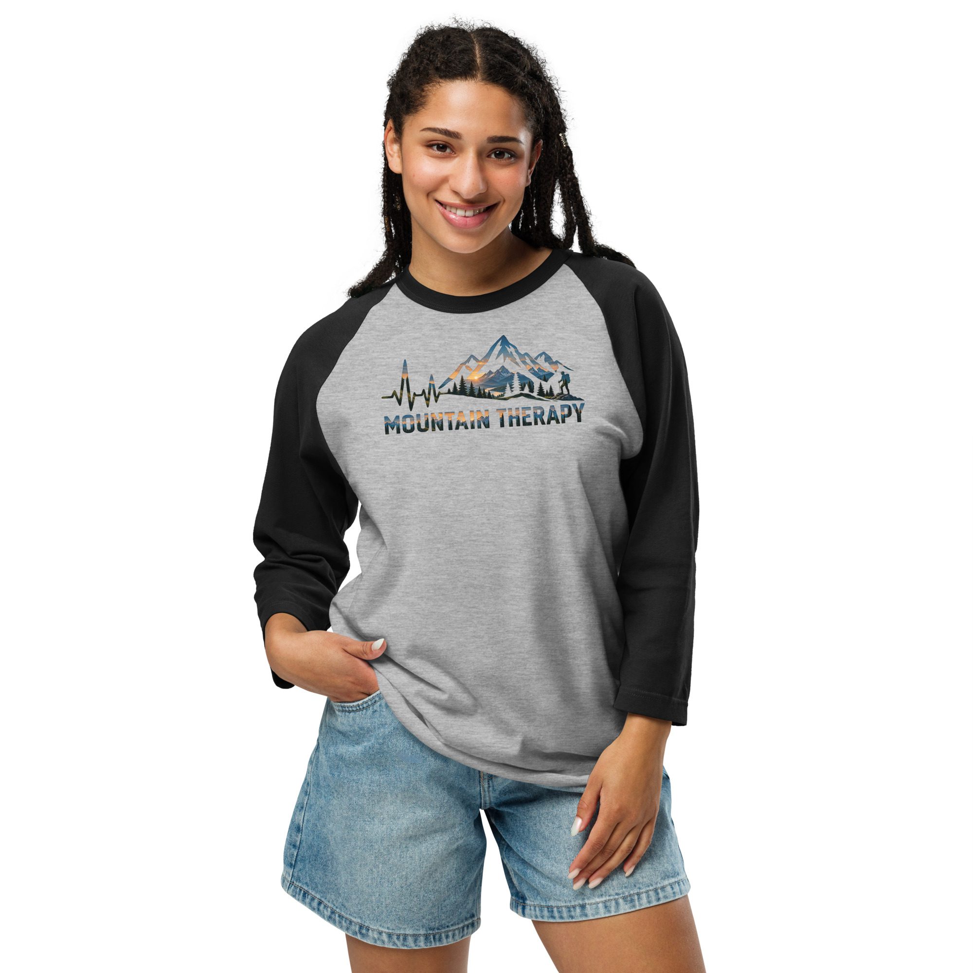 Mountain Therapy Raglan Shirt - Mountain Therapy - Destination Unknown - Image 15