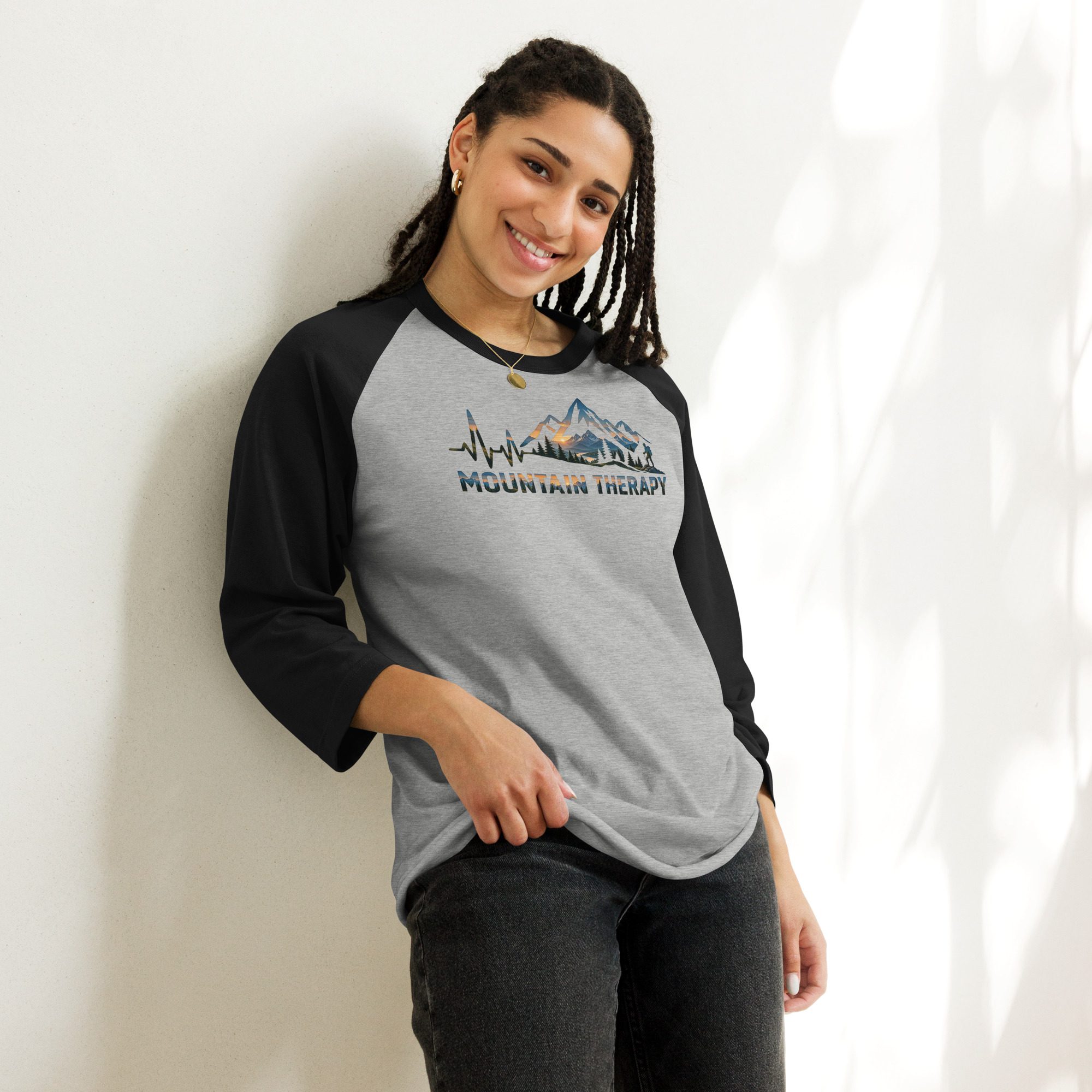 Mountain Therapy Raglan Shirt - Mountain Therapy - Destination Unknown - Image 36