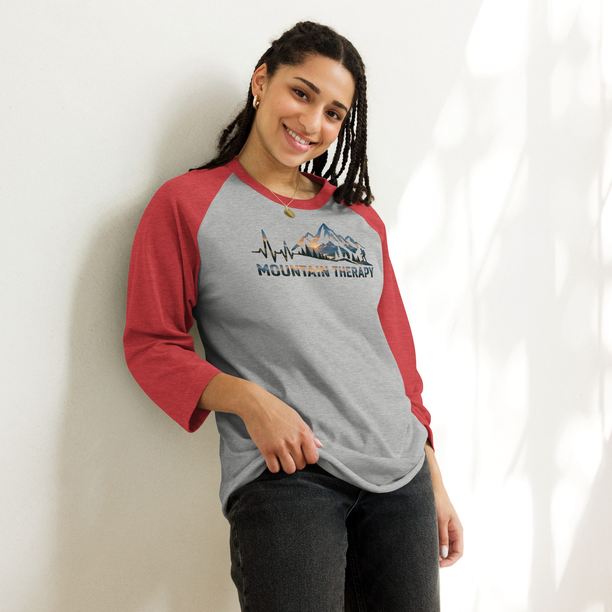 Mountain Therapy Raglan Shirt - Mountain Therapy - Destination Unknown - Image 37