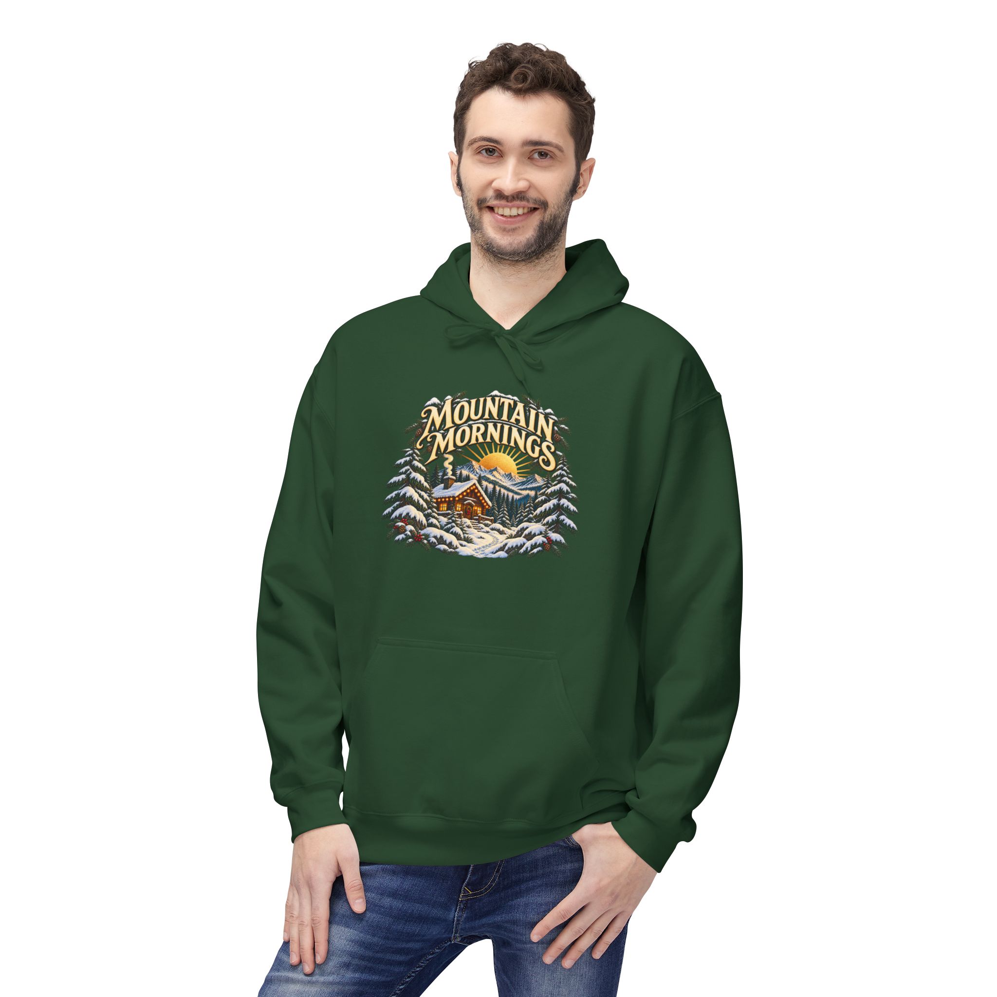 Mountain Mornings Hoodie - Christmas Collection - Built for the Journey - Image 48