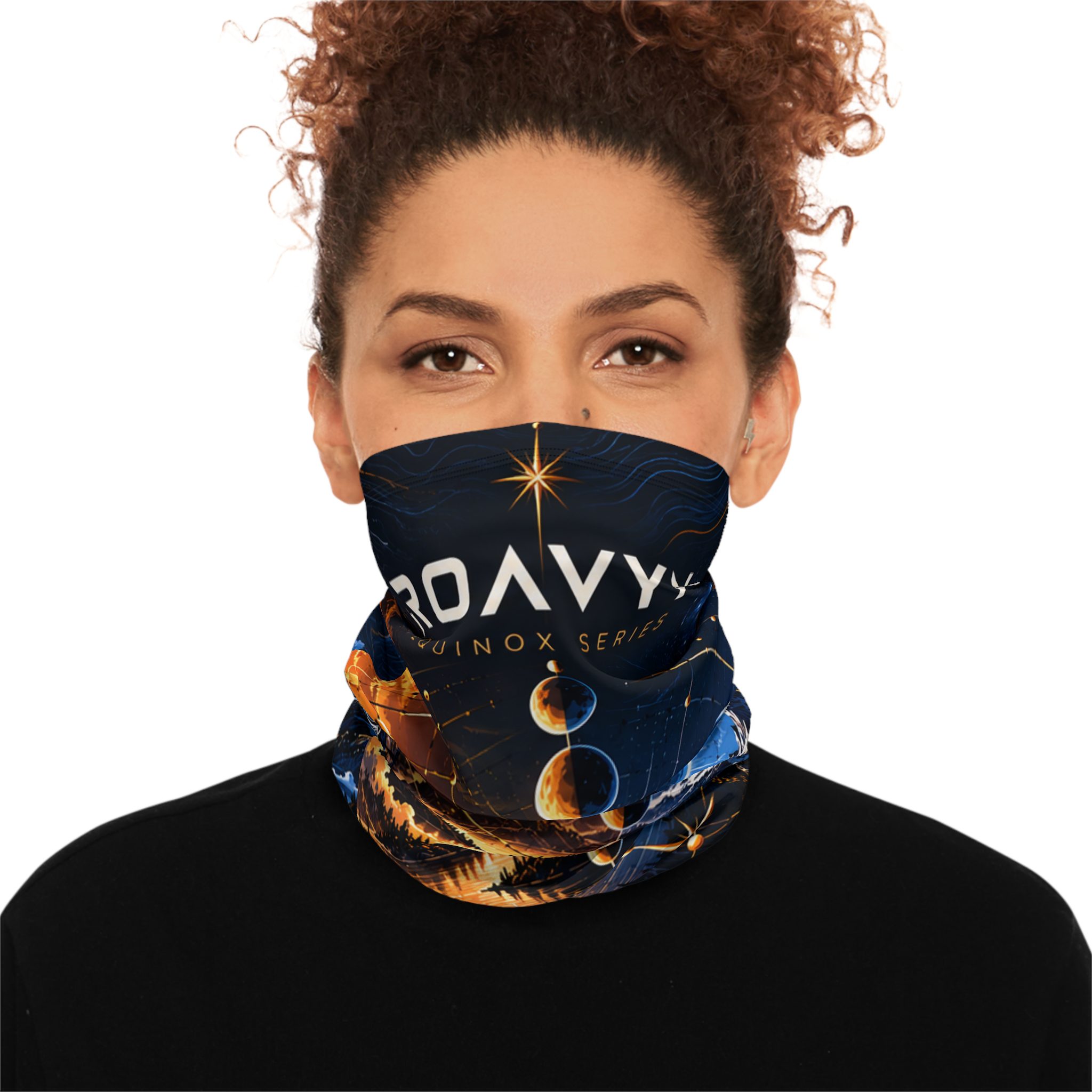 Celestial Alignment Neck Gaiter - Equinox Series - ROAVYN - Image 4