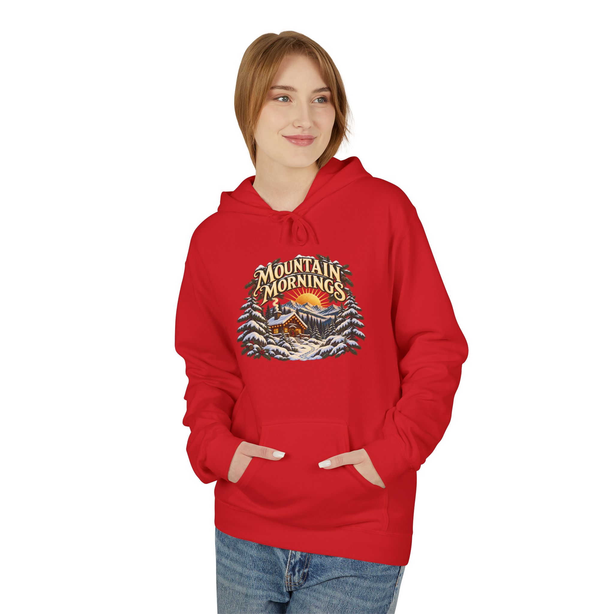 Mountain Mornings Hoodie - Christmas Collection - Built for the Journey - Image 4