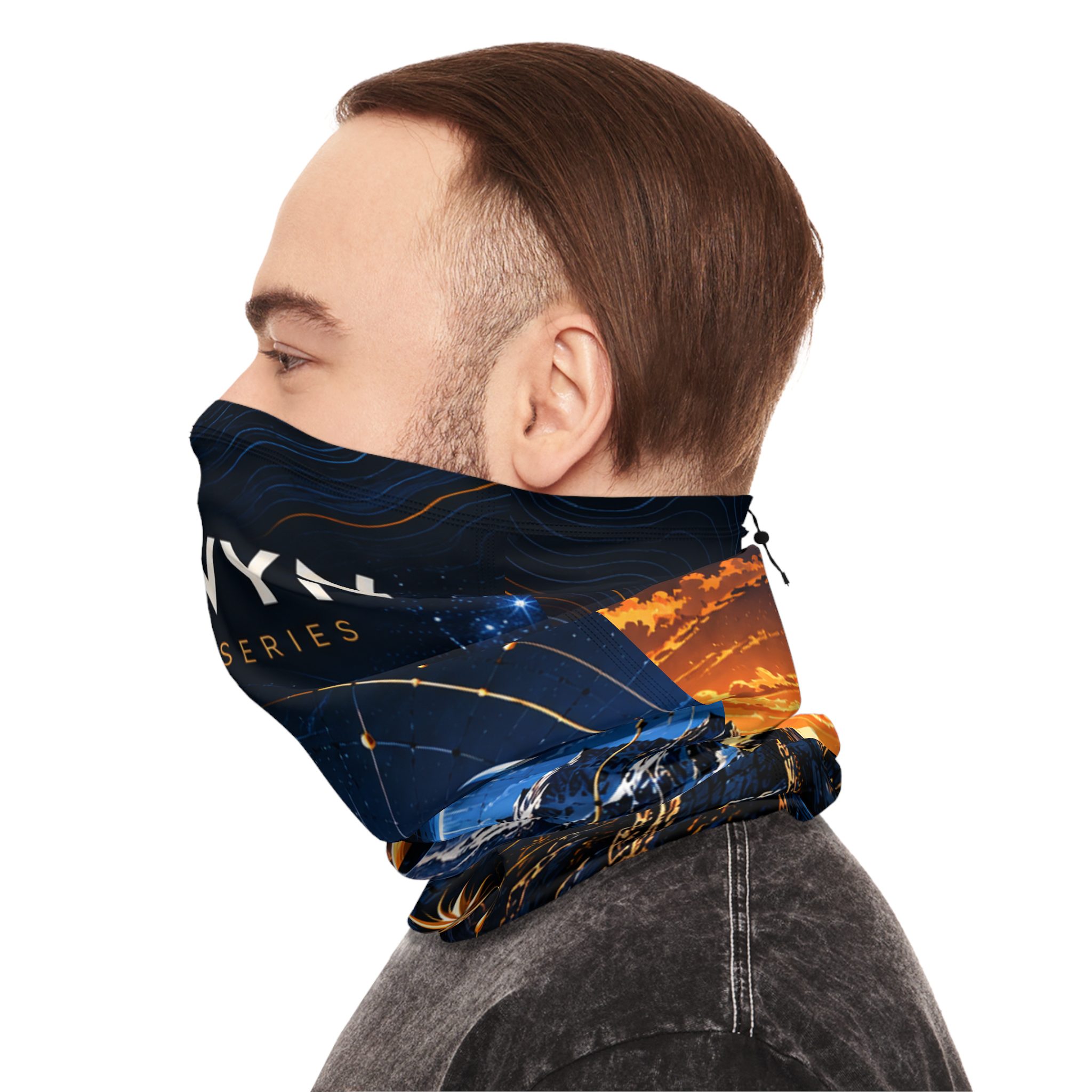 Celestial Alignment Neck Gaiter - Equinox Series - ROAVYN - Image 12