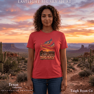 Last Light Big Sky Shirt - Texas Collection - Destination Unknown